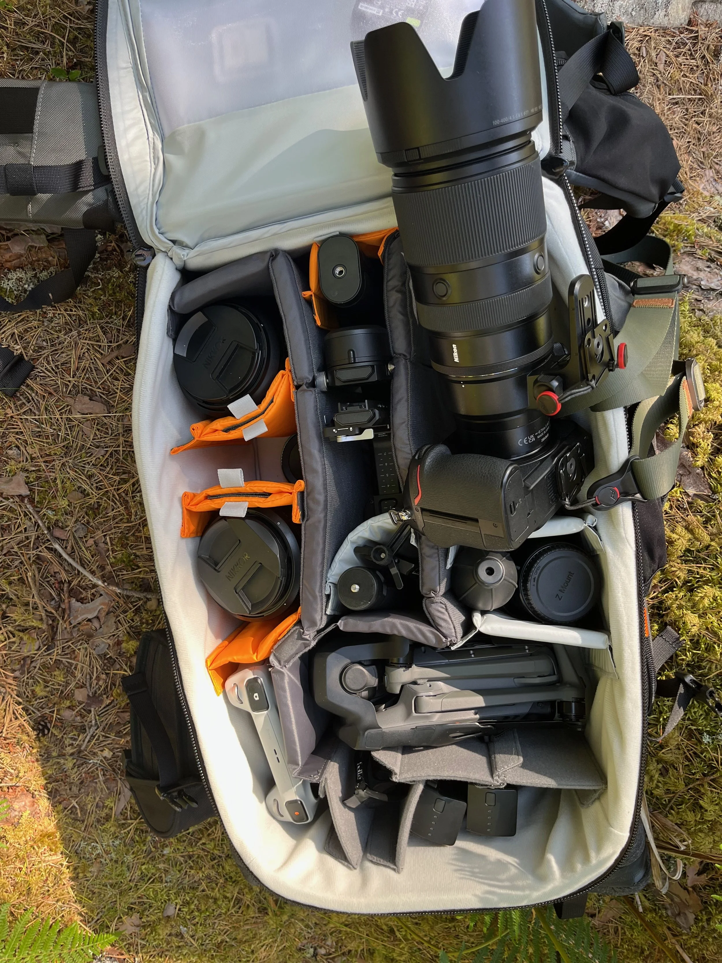 How many camera bags is too many?