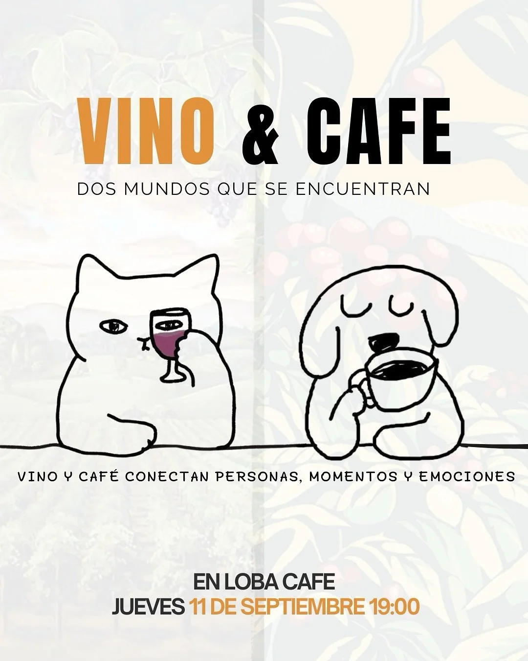 ¿Team vino o team café? 🍷☕
No importa, este jueves en Loba junto a @detoroalexander.cl los dos mundos se encuentran… y tú puedes estar ahí. ✨
Un encuentro para aprender, degustar y, sobre todo, disfrutar como se d