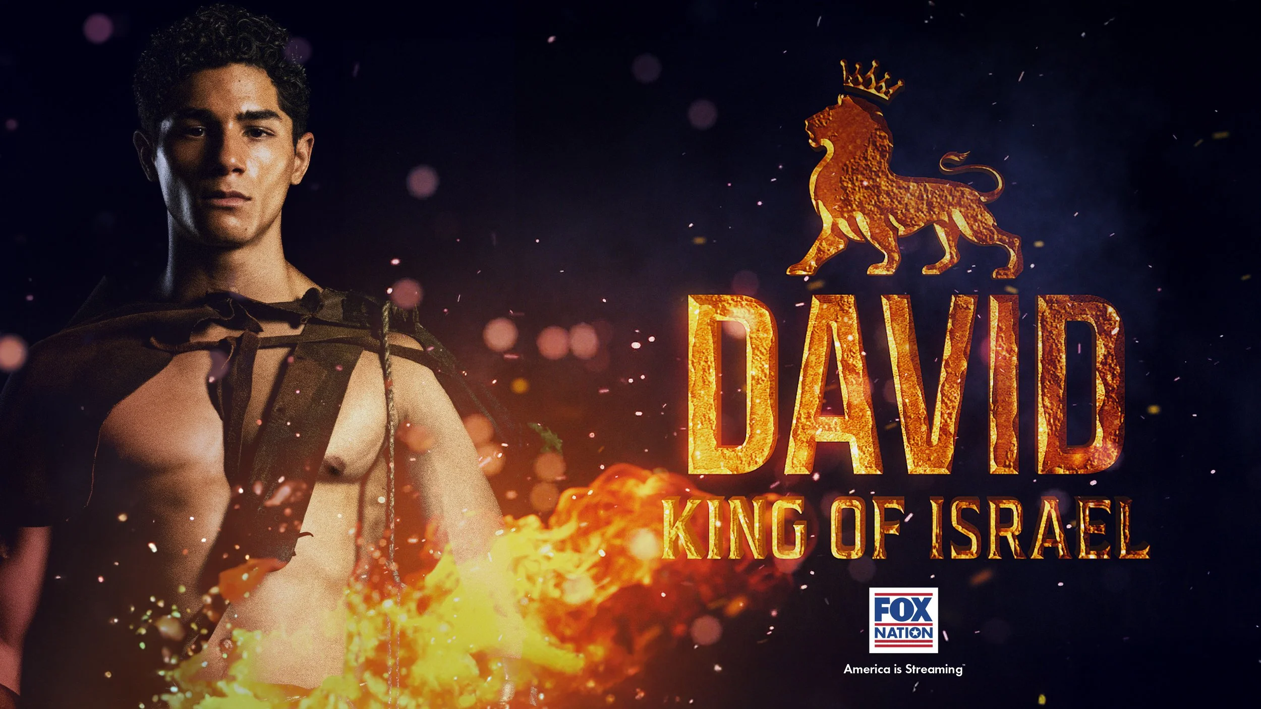 Coming soon art for David King of Israel show on Fox Nation.