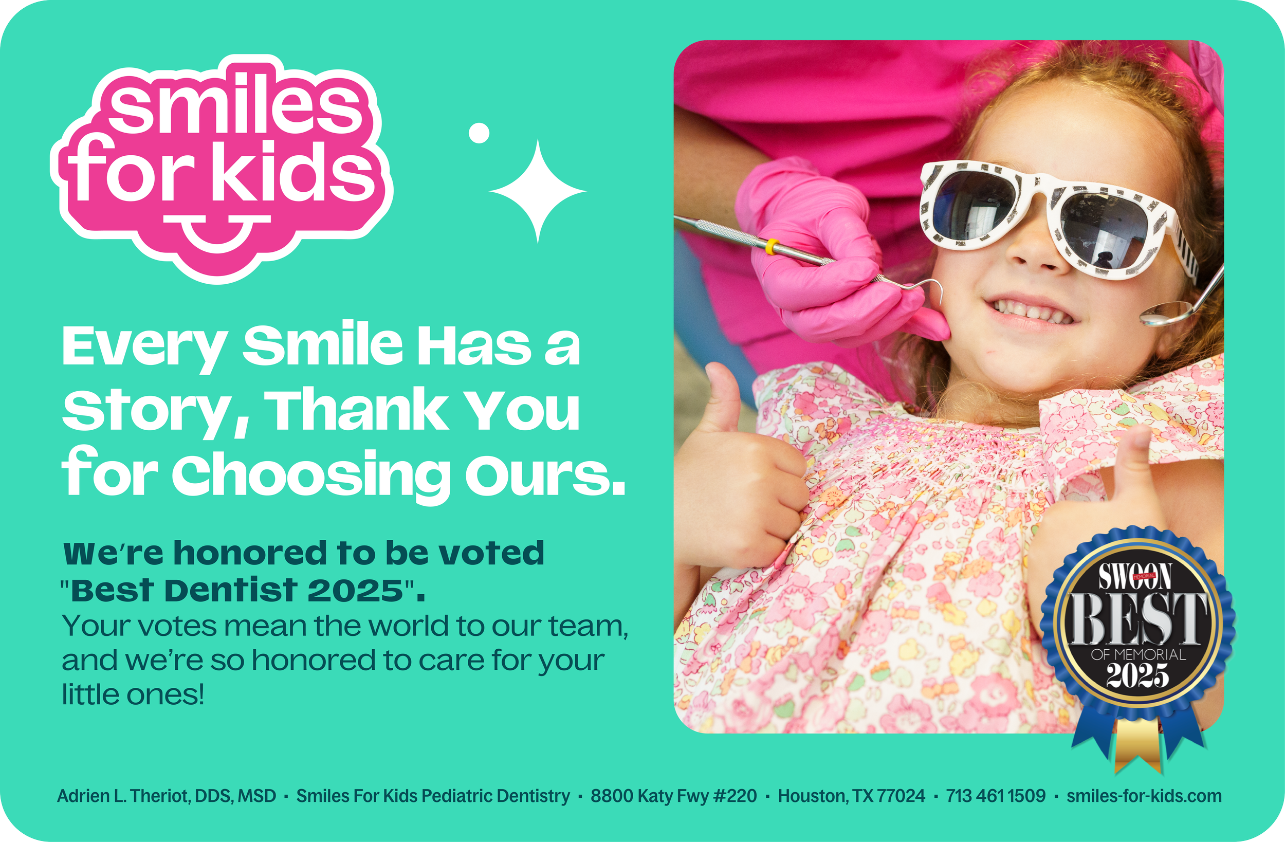 Thank you for voting SFK as Best Dentist 2025!