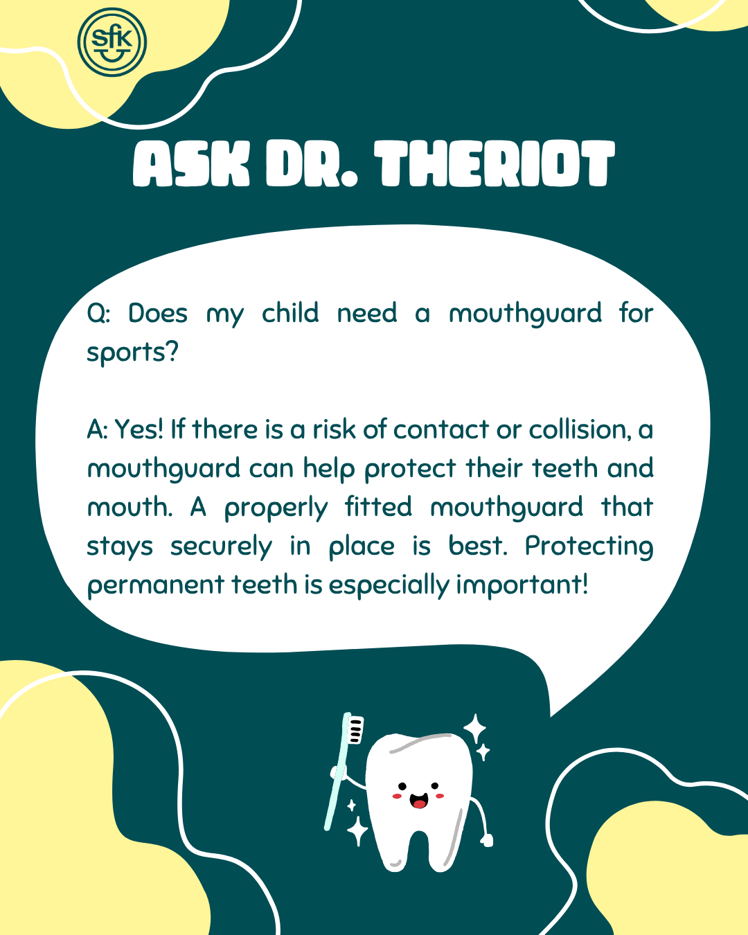 Does my child need a mouthguard for sports?