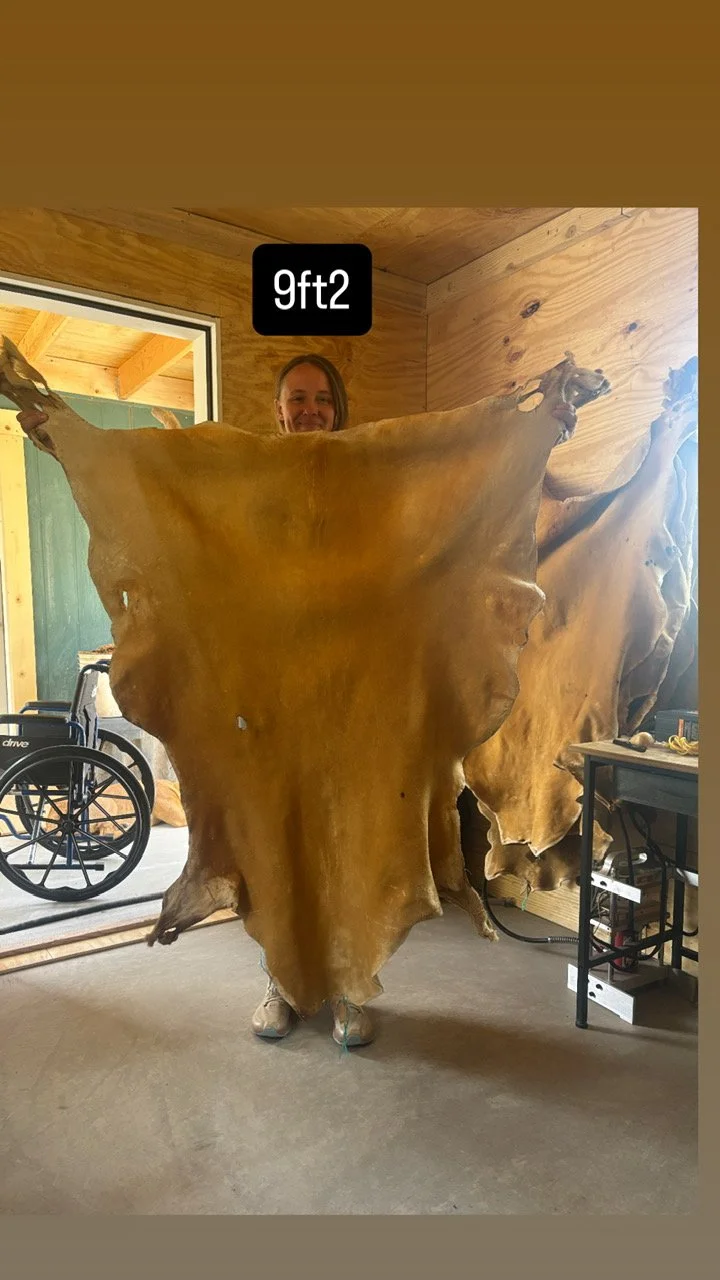 Brain Tanned Buckskin - 9 Square Feet