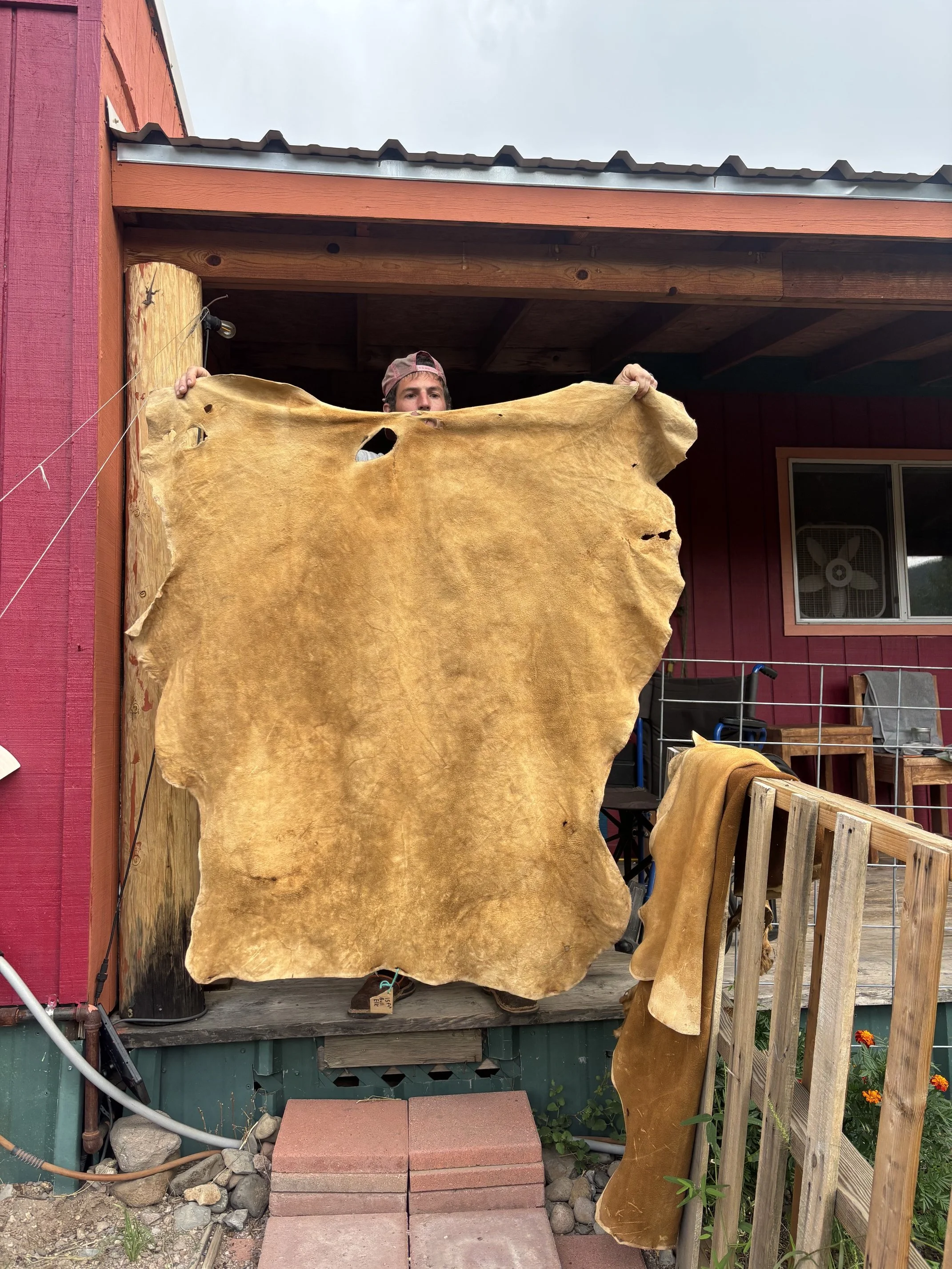 Brain Tanned Buckskin Elk - 15 Square Feet
