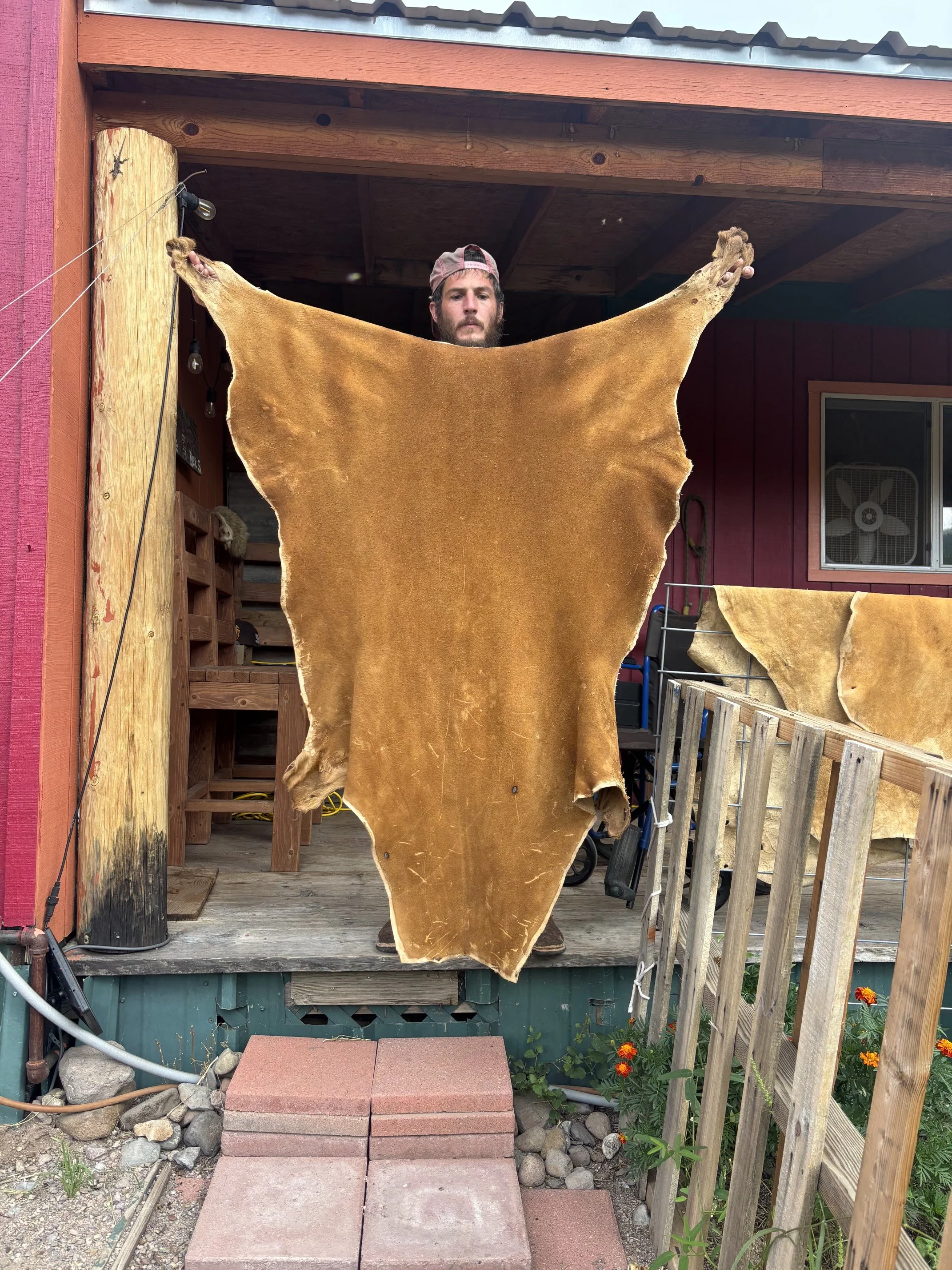 Brain Tanned Buckskin - 10.5 Square Feet
