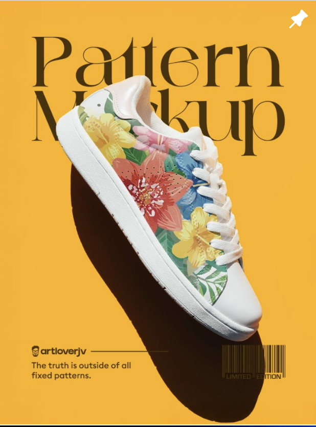 Pattern Mockup, by AI designer Vimal Krishnattri @artloverjv