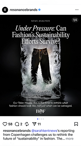 Brands making fashion more sustainable