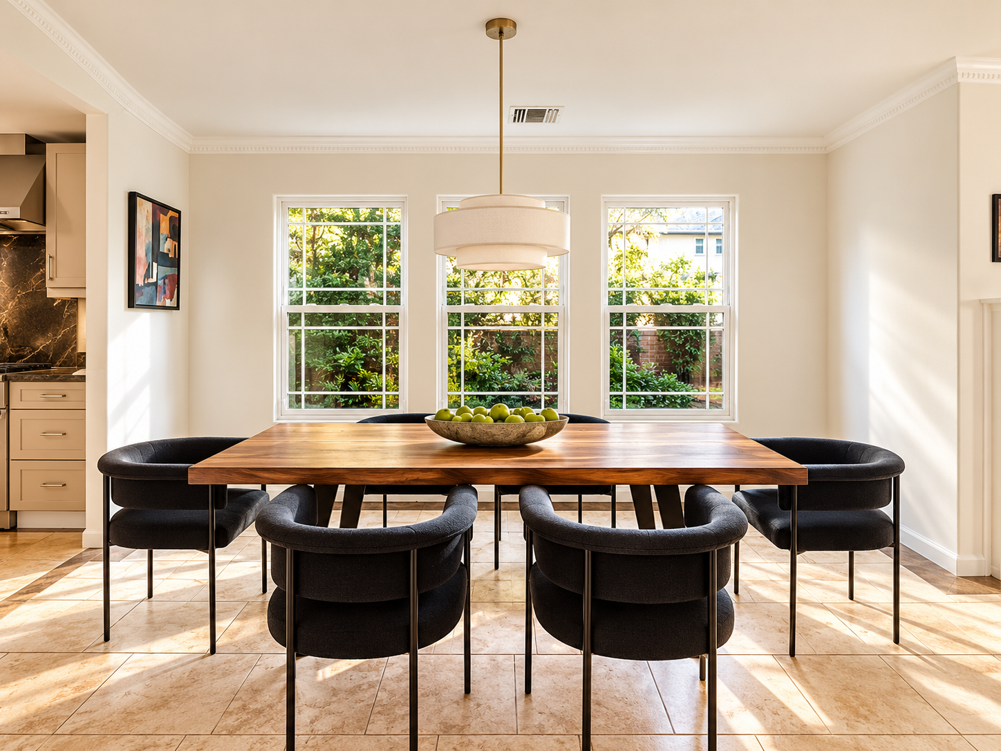 Sunlit Modern Dining Room with Greenery.png