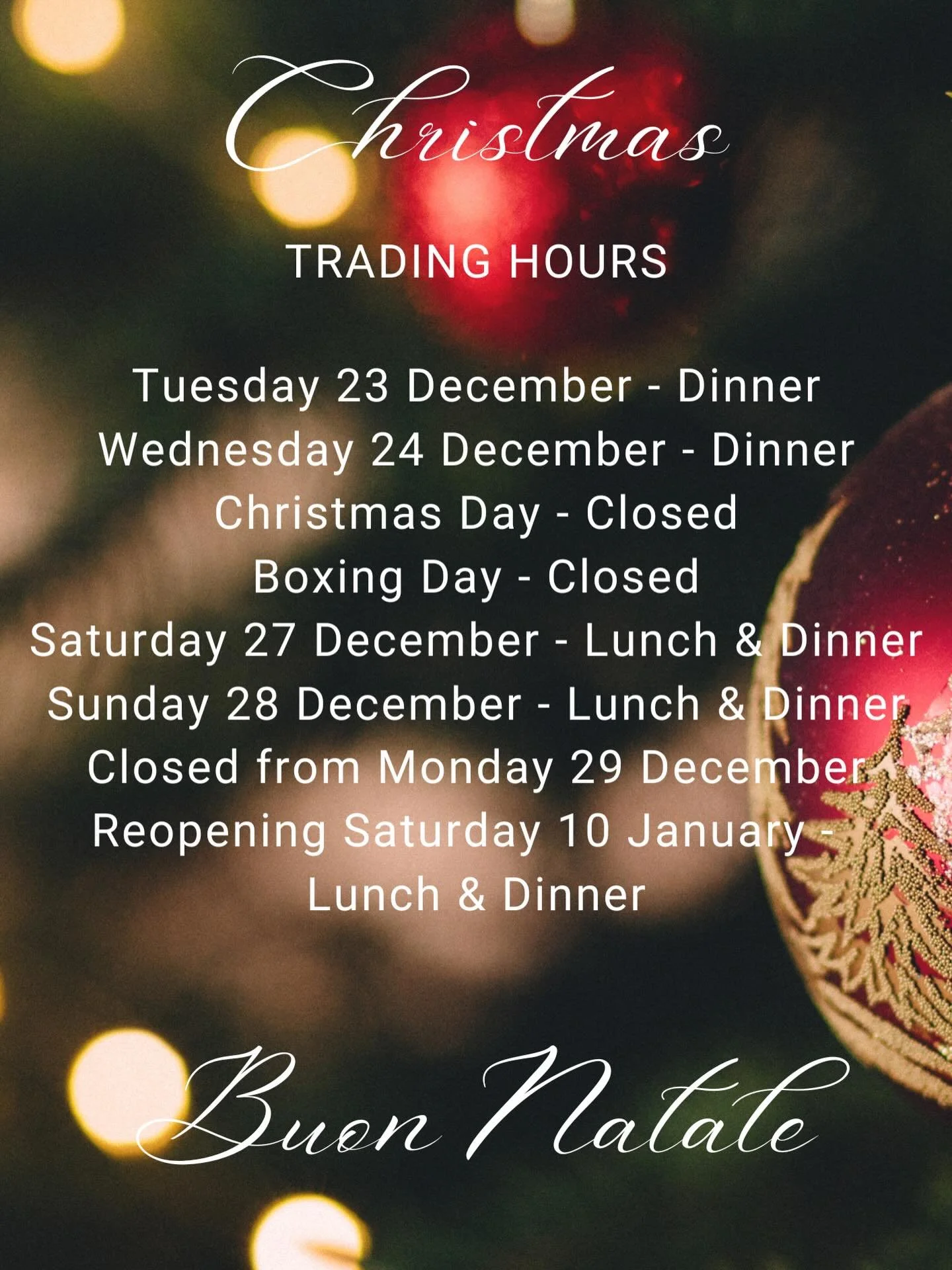 Buon Natale from Barchetta 🇮🇹🎄
Wishing our customers a beautiful Christmas.