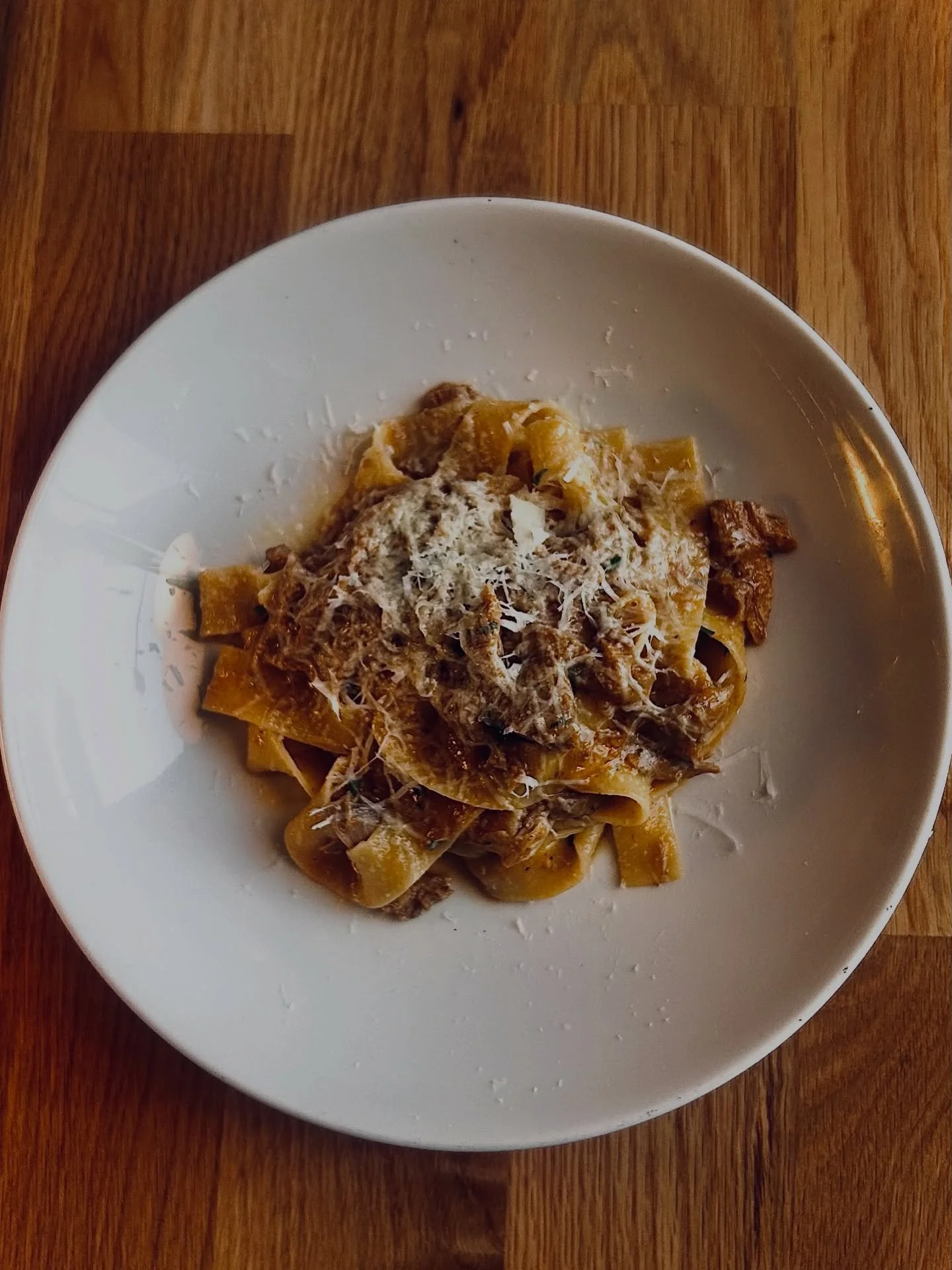 Duck ragout that melts, pappardelle that embraces it and a rain of Pecorino Romano to close the shot.

If you don&rsquo;t get hungry watching this... something is wrong. 🦆🍝

Barchetta is not for everyone.&rdquo;