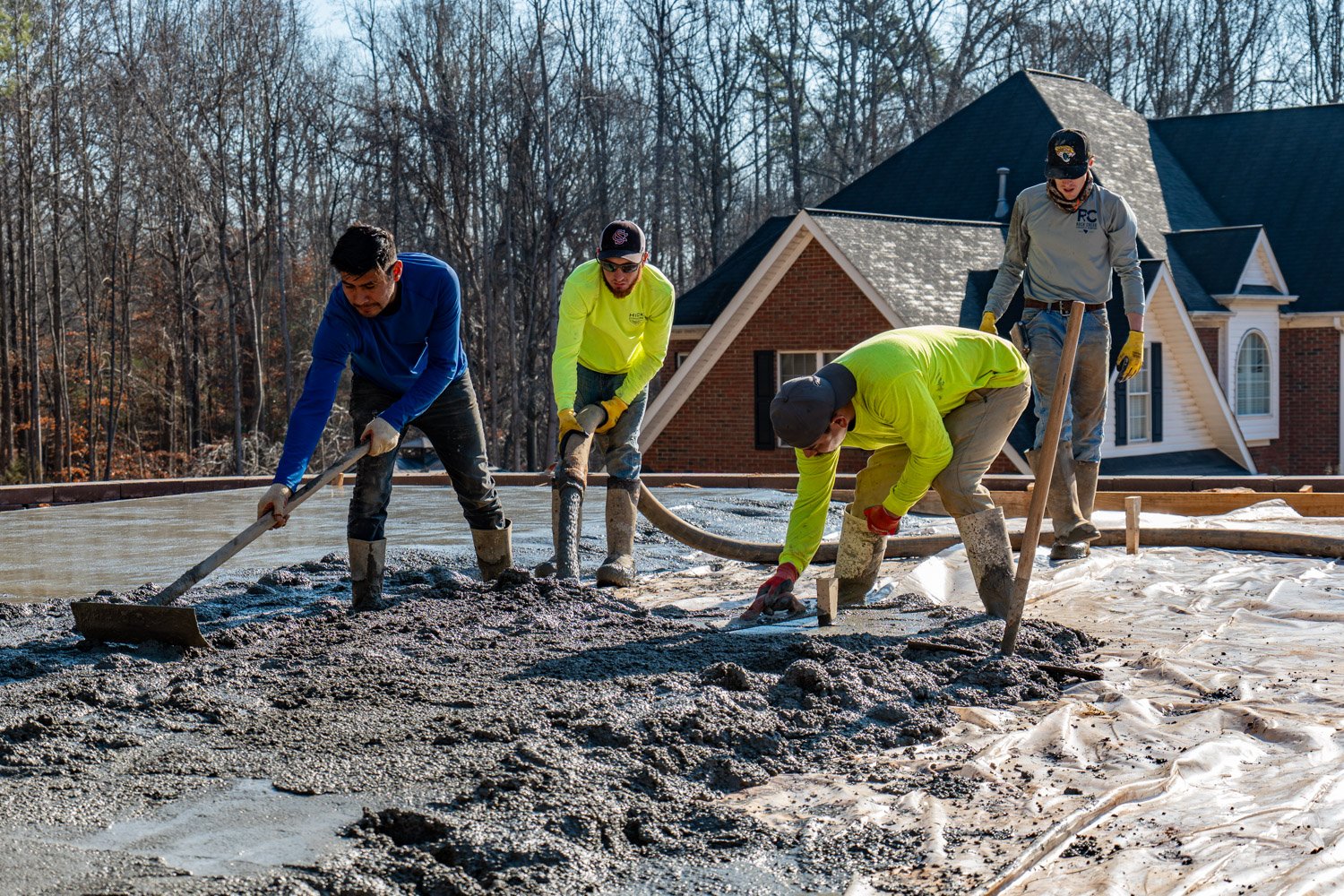 Why Winter Is One of the Best Times for Concrete and Hardscaping Projects