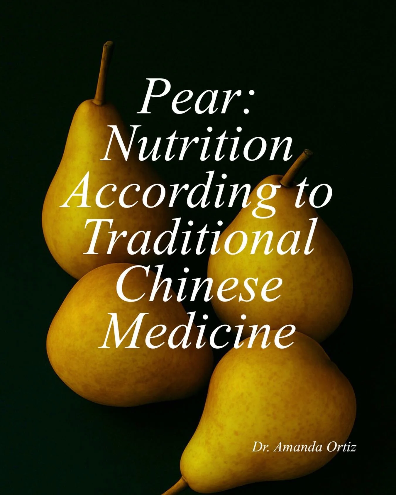 Pear: Nutrition According to Traditional Chinese Medicine 🤍

To read the full post, please visit www.dramandaortiz.com or click the &ldquo;journal&rdquo; link in my bio. 🤍🤍

Image generated using AI.