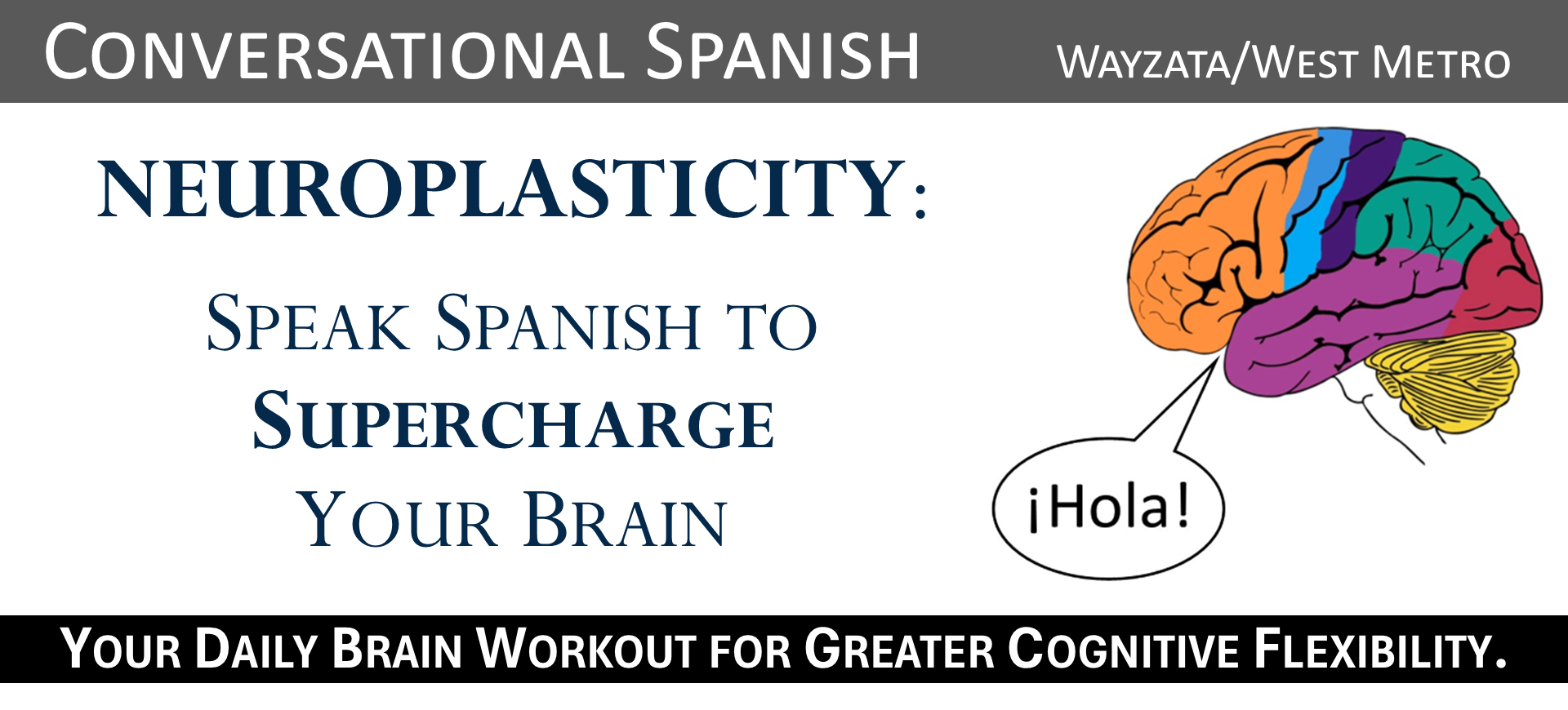 Neuroplasticity: Speak Spanish to supercharge your brain.