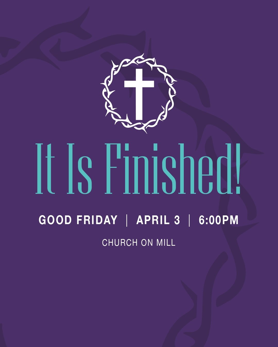 Easter weekend is only a few weeks away! Come to Church on Mill for Good Friday, our annual Easter Festival, and our gatherings on Easter Sunday. Here&rsquo;s your invitation to join us April 3-5th :)

#churchonmill #churchfamily #makingdisciples #he