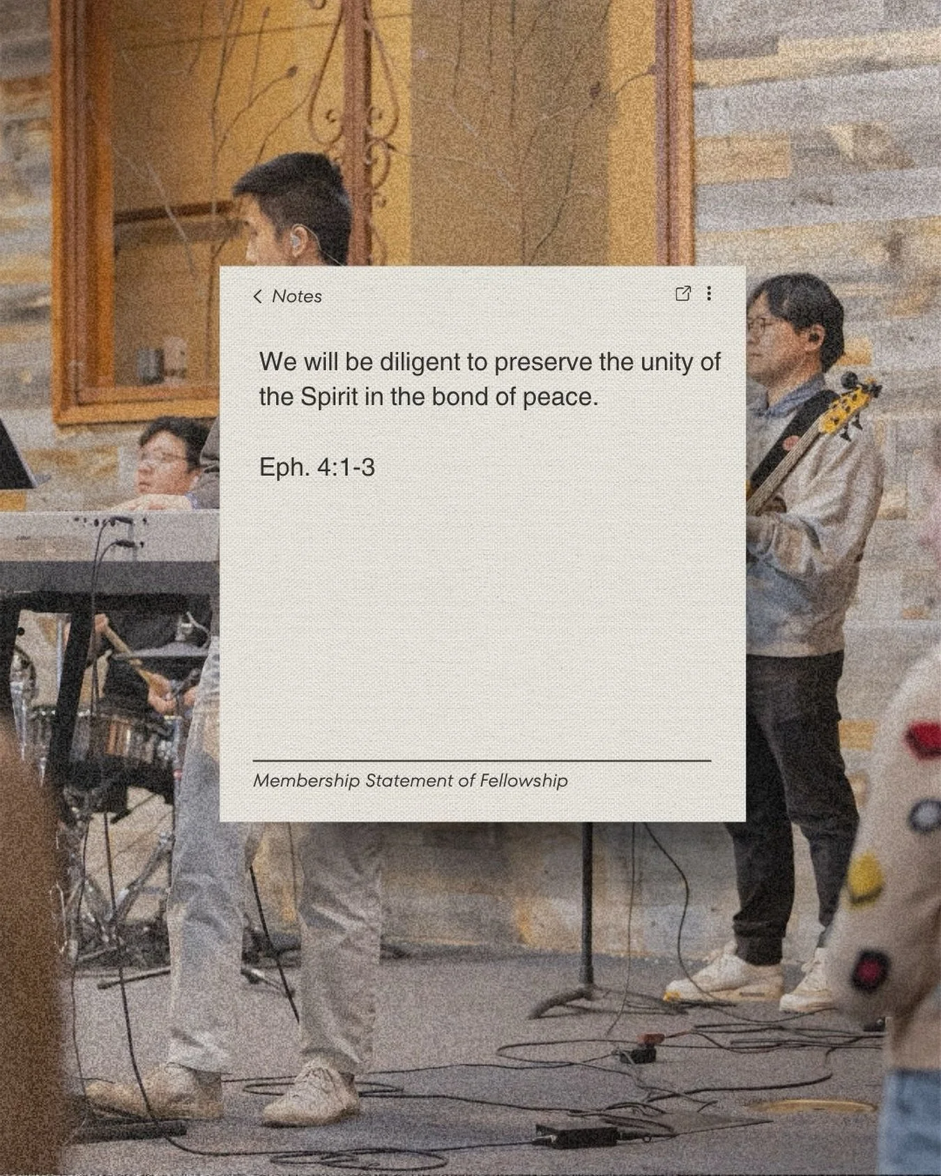 Paul charges the church in Ephesus to walk in unity. That is still necessary and important today! Look at Ephesians 4:1-3 which says, &ldquo;I therefore, a prisoner for the Lord, urge you to walk in a manner worthy of the calling to which you have be