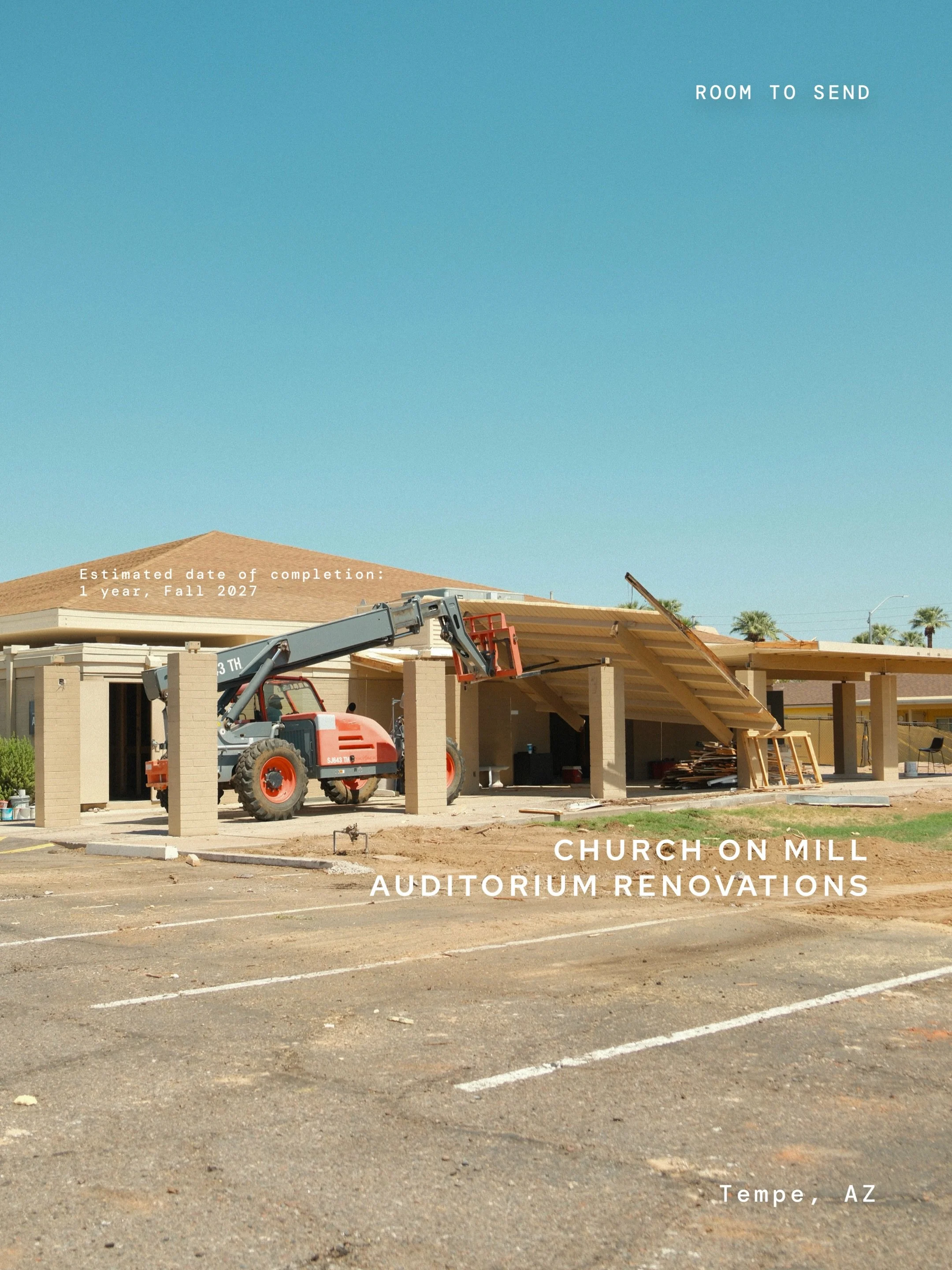 Praise God, demolition days ahead! Please pray as we double our auditorium size so that we can share the gospel with more people and send members to plant more churches. To find out more, see the link in our bio.