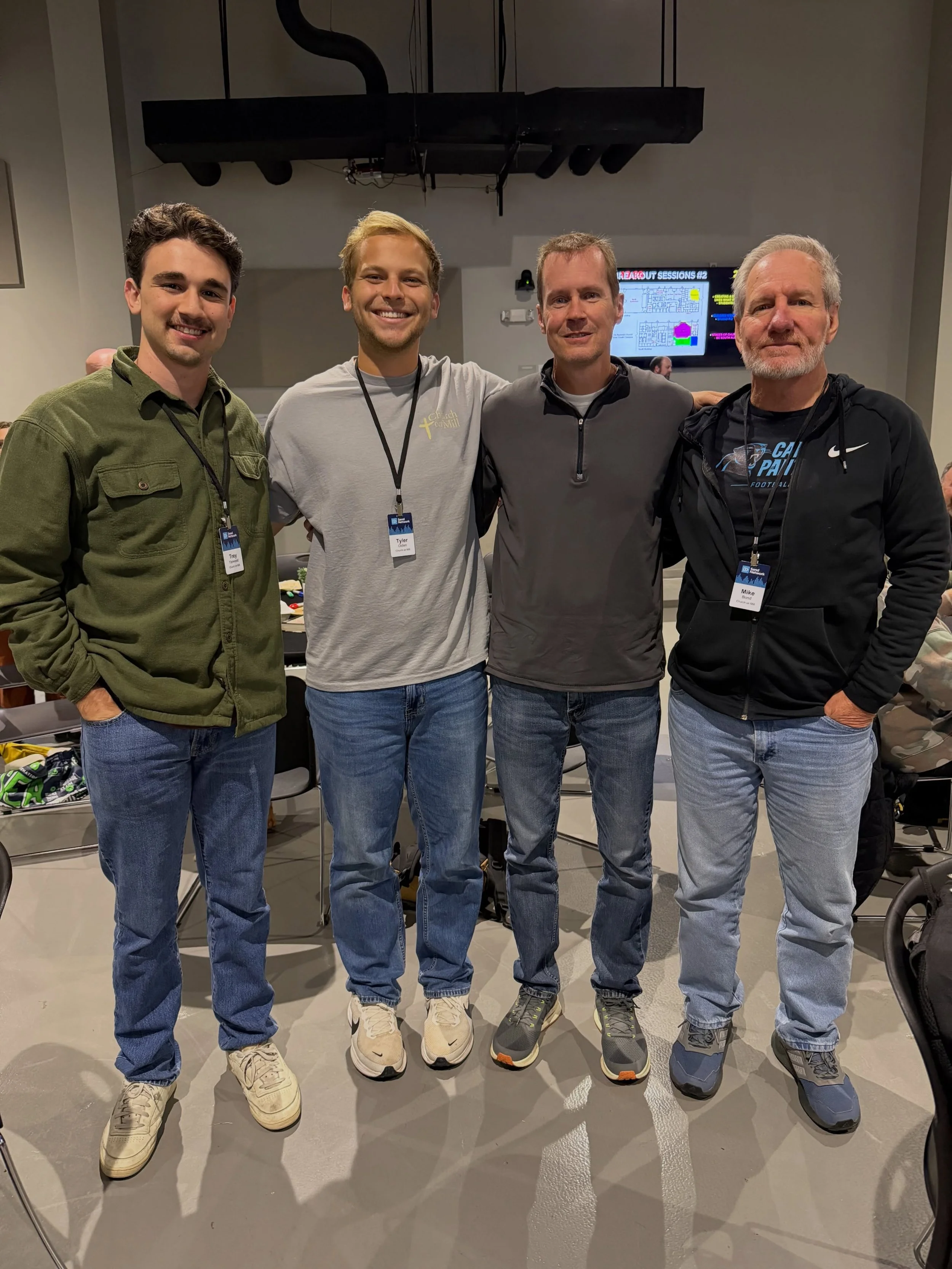 Pastors Mike and Tad, and Trey and Tyler have been in North Carolina this week as part of a church planting conference. Pray as our church learns and grows both in identifying church planters and in equipping our members to plant more churches! #SEND
