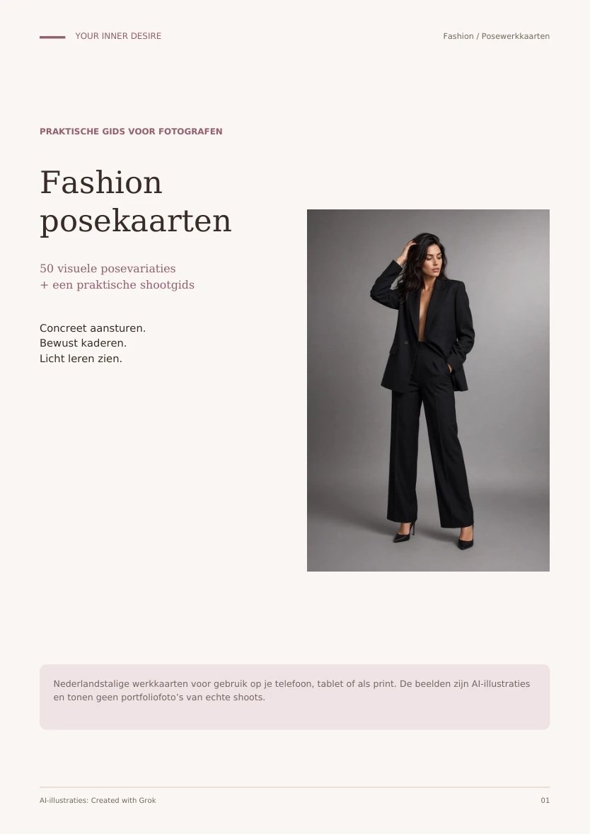 Cover van de fashionposegids