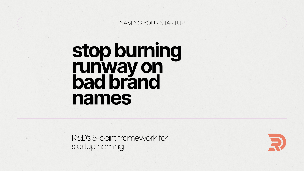 Naming Your Startup is a Strategic Decision, Not a Scrabble Game