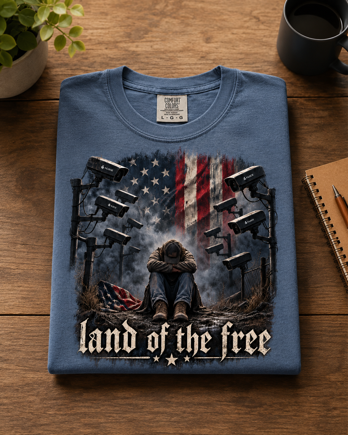 Unisex garment-dyed heavyweight t-shirt