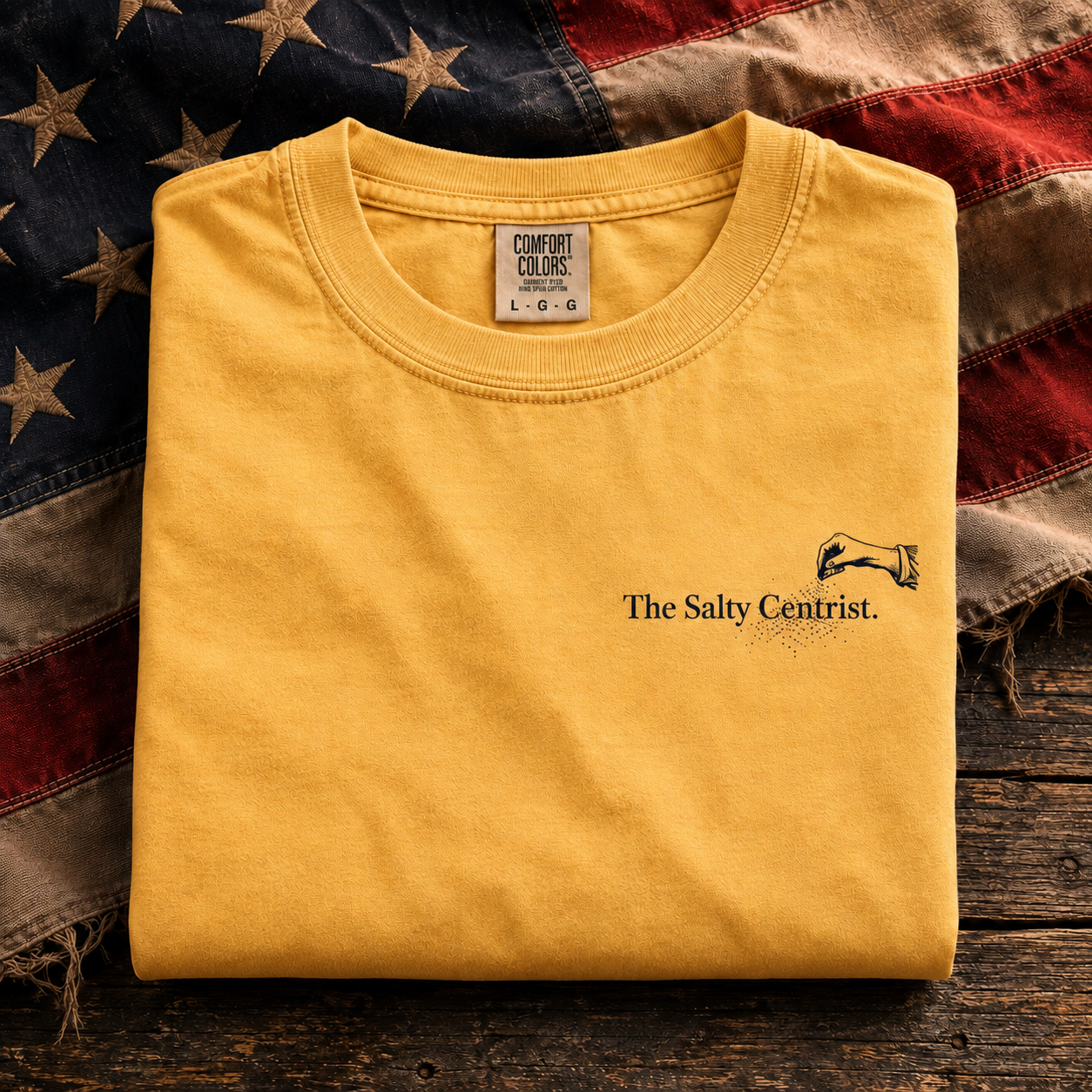 Unisex garment-dyed heavyweight t-shirt