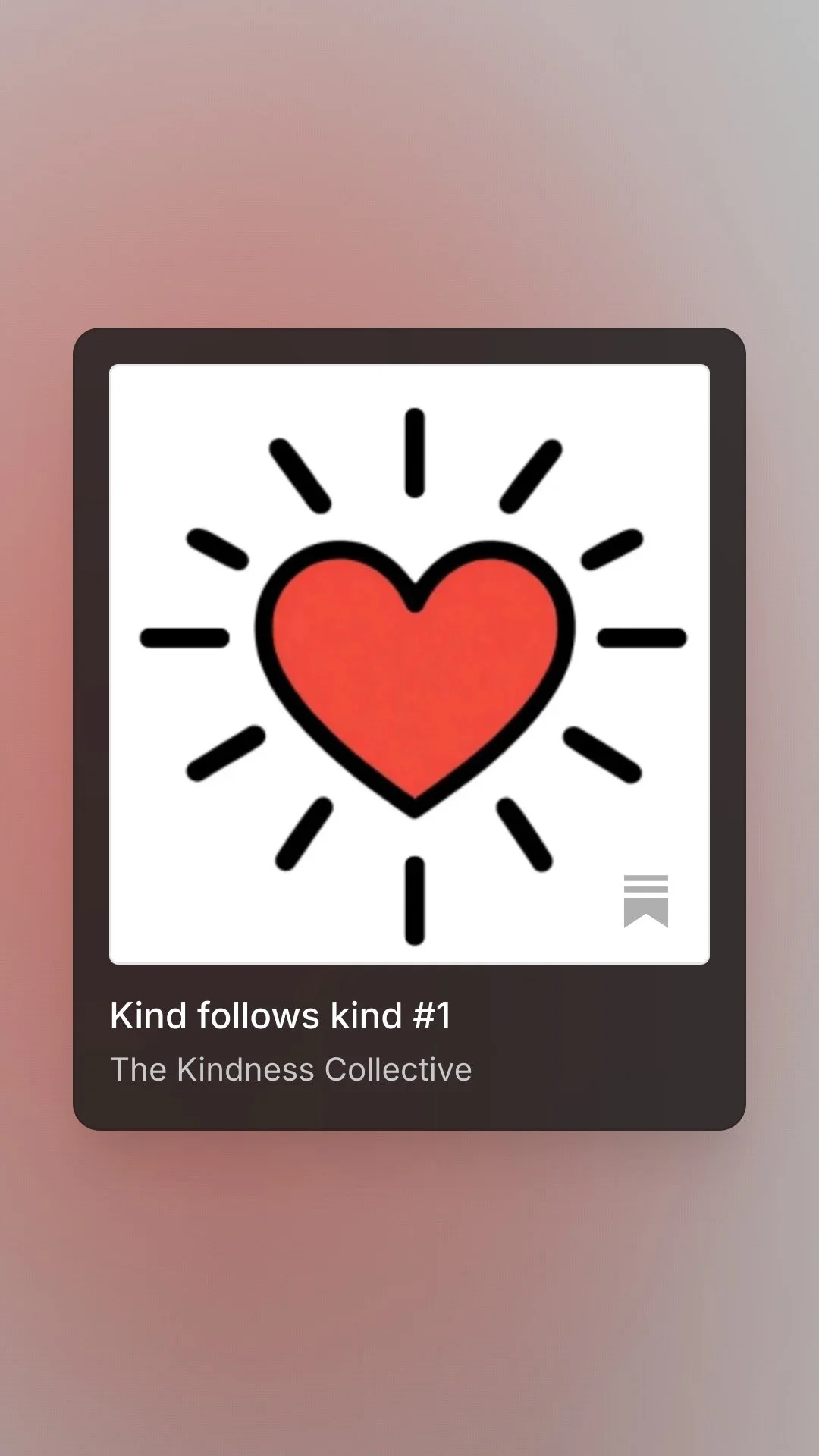 Kind follows kind #1 - de kracht van iets kleins
