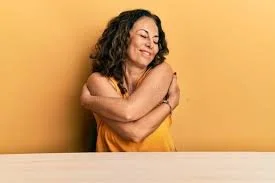 Women of color showing self love