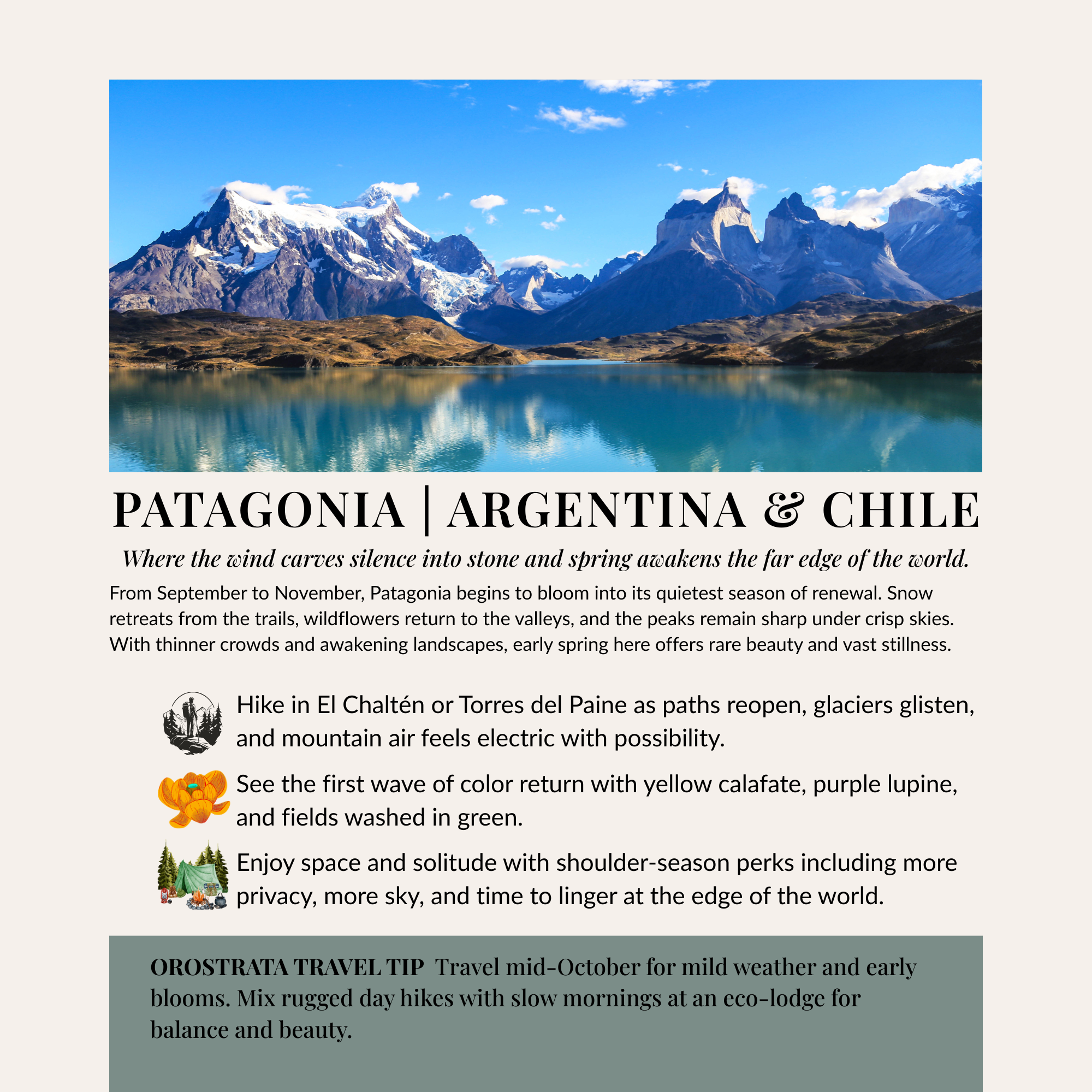 Patagonia, Chile & Argentina