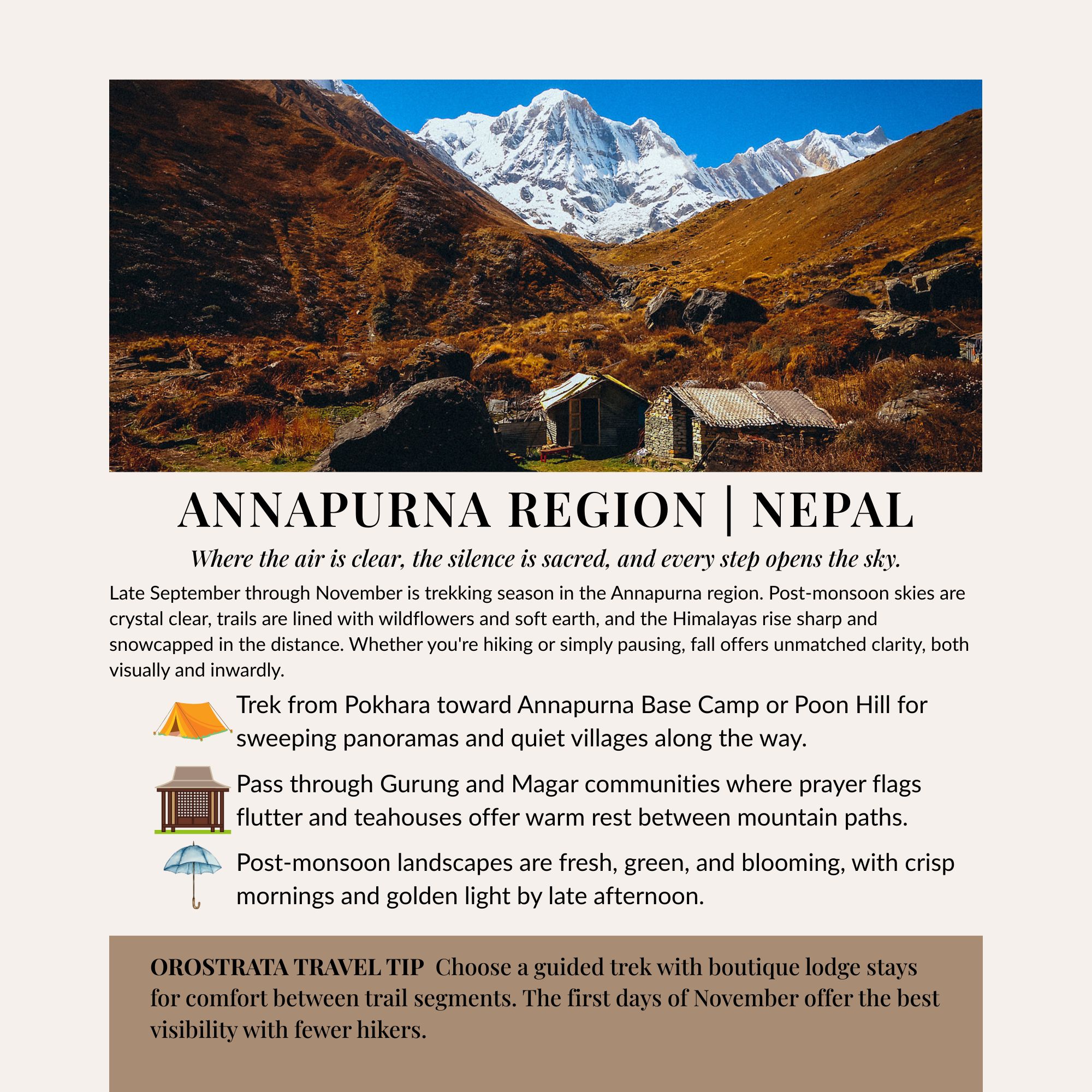 Annapurna Region, Nepal