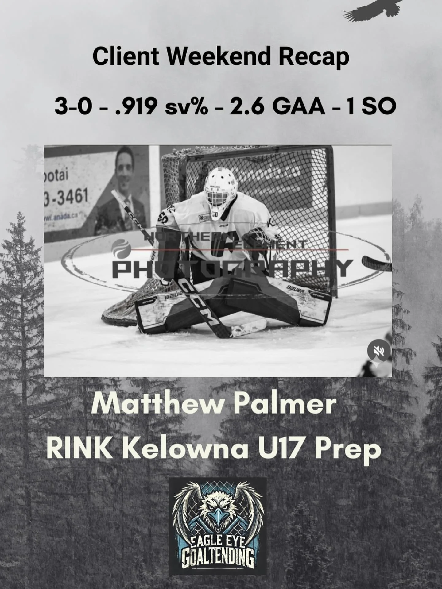 Tap on the pads to @matthewp5067 after a solid showing this weekend going 3-0 with a shutout on Sunday to finish off strong in CSSHL league action. Gearing up for a strong push into playoffs. Atta boy Palms!