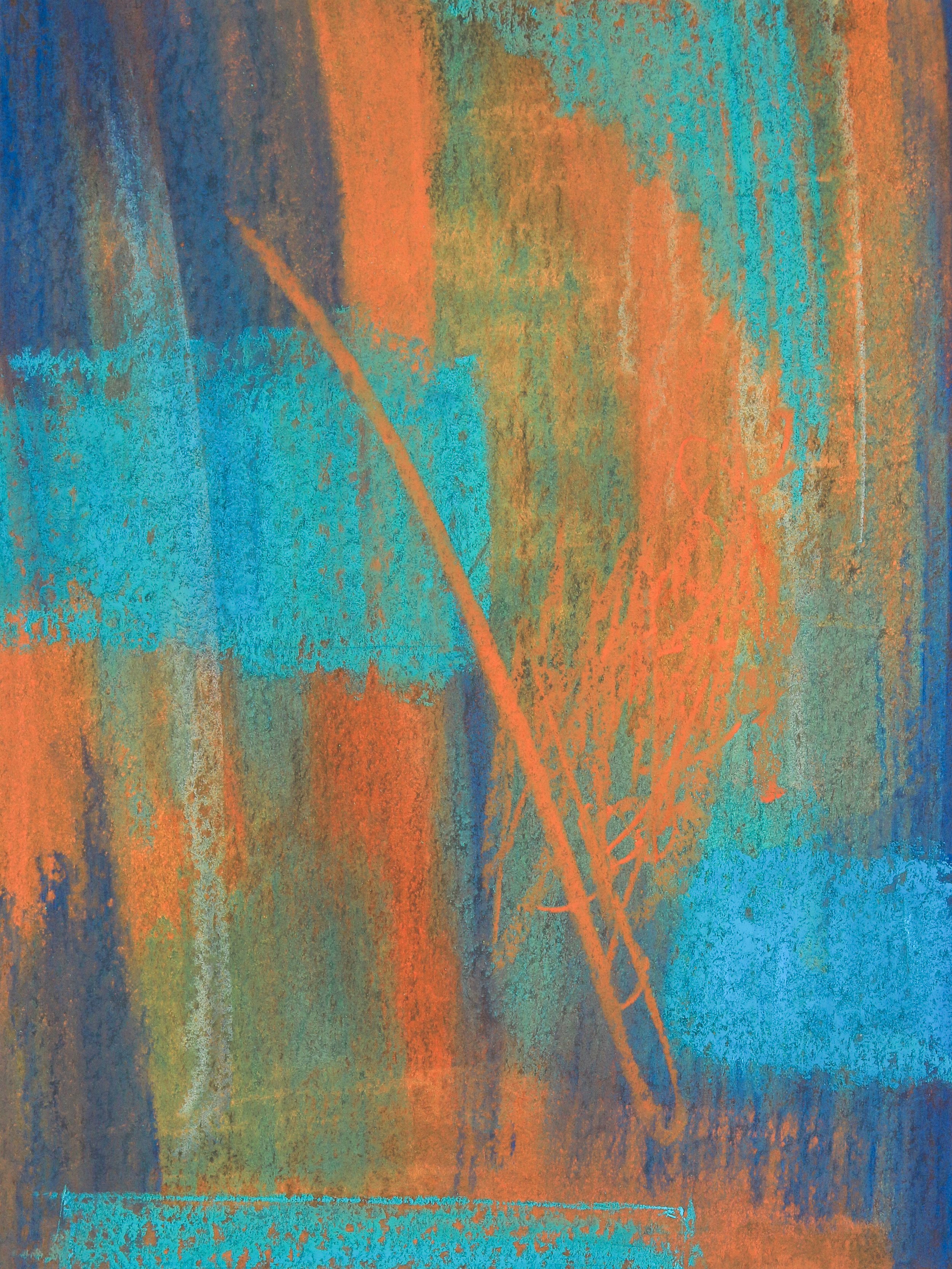 FREQUENCY, 2026 | Dry pastel on paper | How the source moves through the world, the rhythm at which it vibrates.