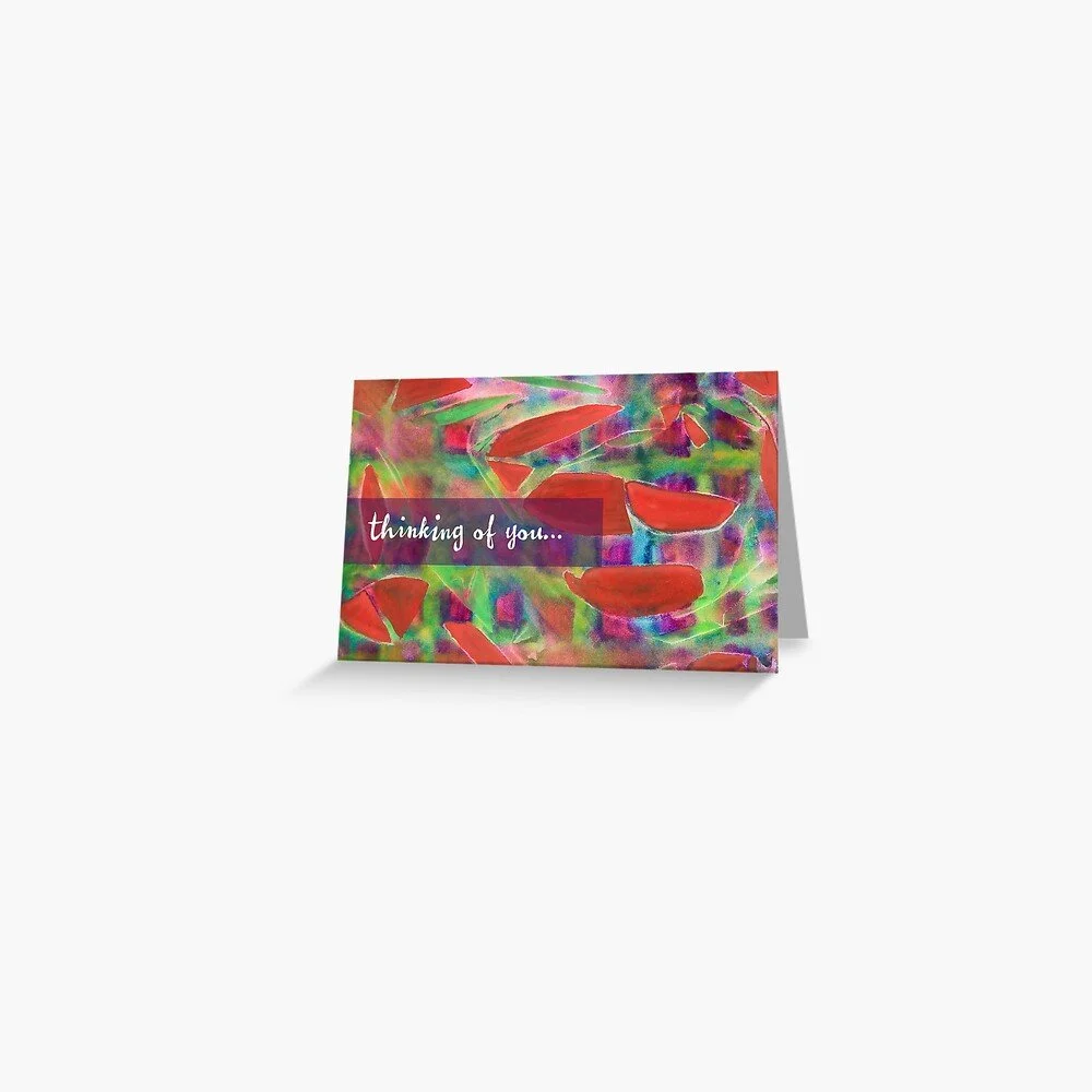 Thinking of You Greeting Card | Click to purchase on Redbubble!