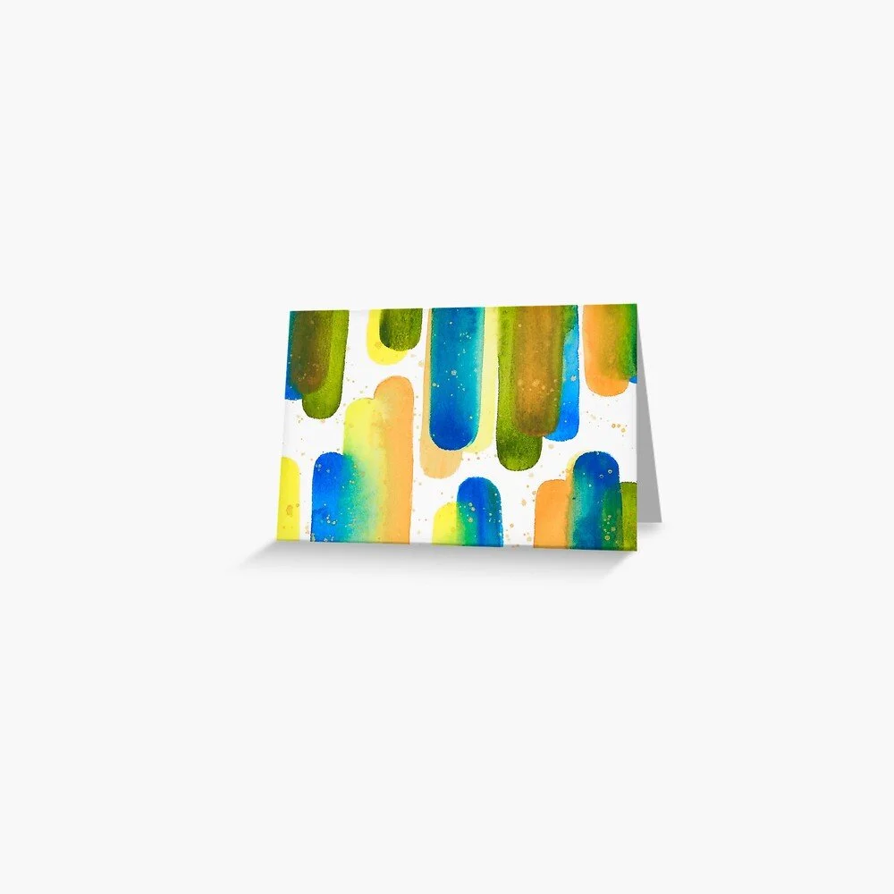 Funky Fresh Greeting Card | Click to purchase on Redbubble!