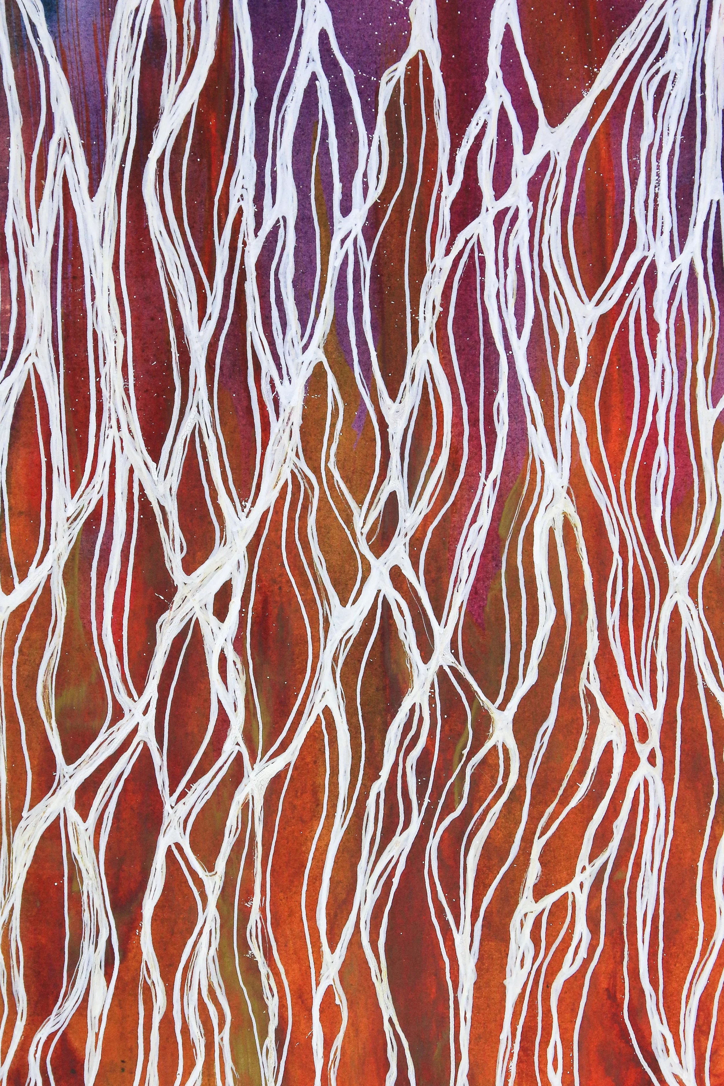 TITLE: Bring Your Flame YEAR: 2026 MEDIUM: Watercolor and acrylic on paper