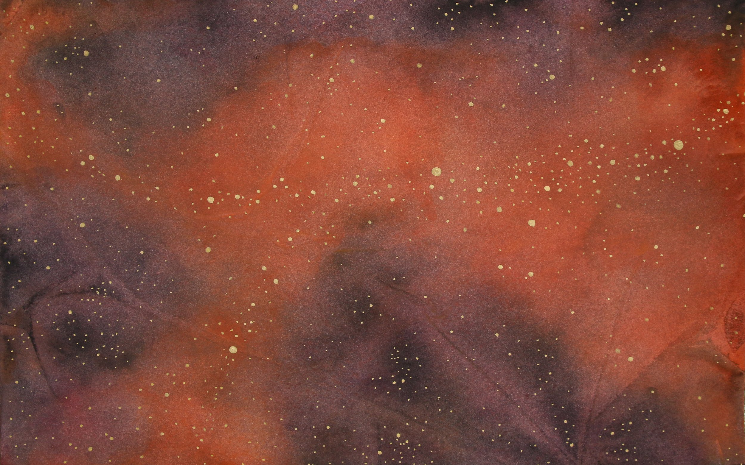 TITLE: Trajectory YEAR: 2025 MEDIUM: Watercolor, acrylic, and ink on paper 