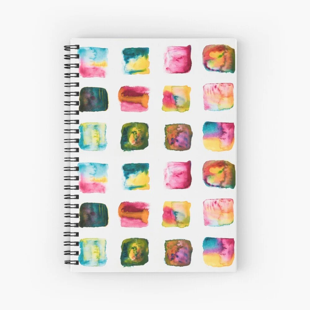 Swatcheroo Spiral Notebook | Click to purchase on Redbubble!
