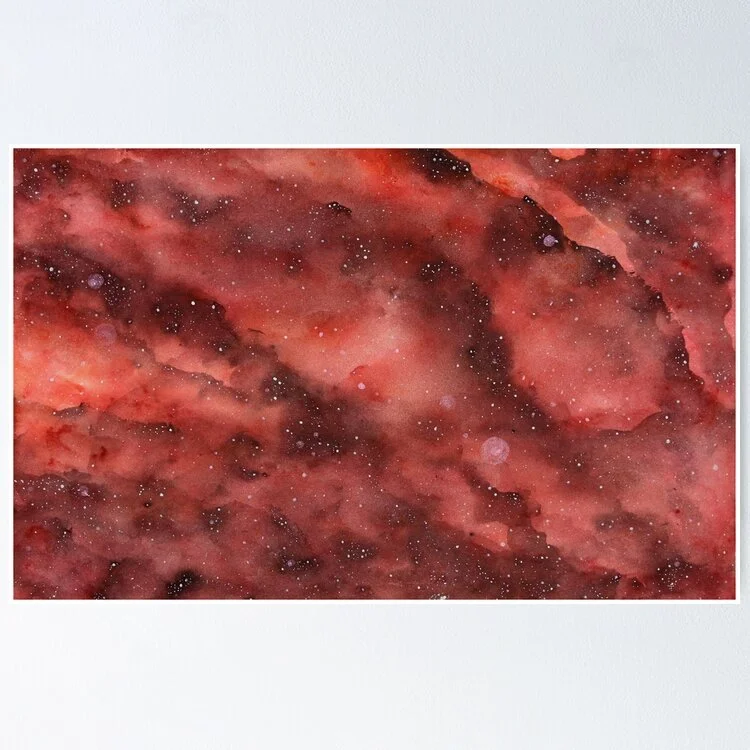 Lady in Red Prints | Click for Redbubble purchasing options!   