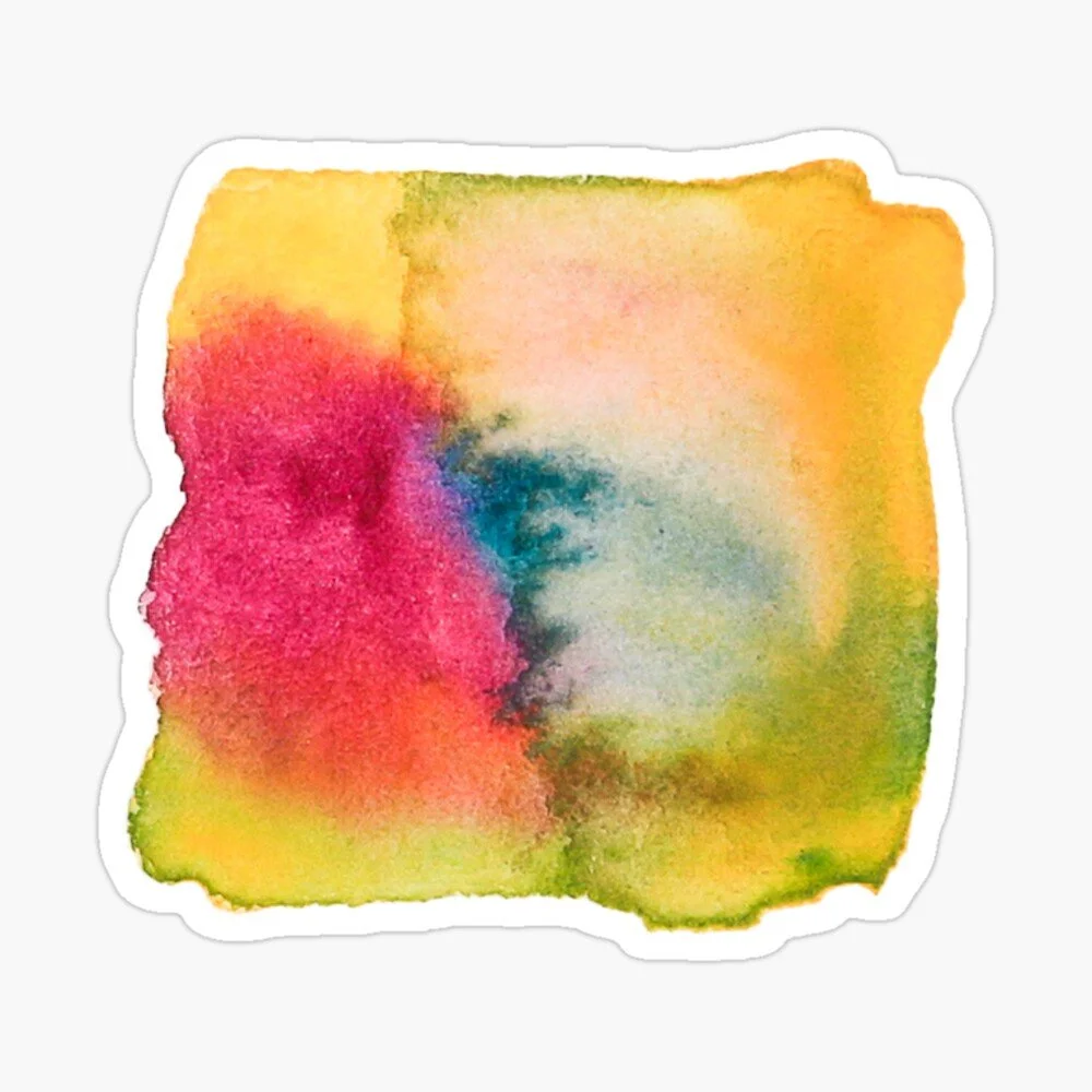 Watercolor Swatch Sticker & Magnet Collection | Click to purchase on Redbubble!