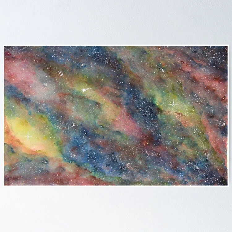 Rainbow Frequency Prints | Click for Redbubble purchasing options!   