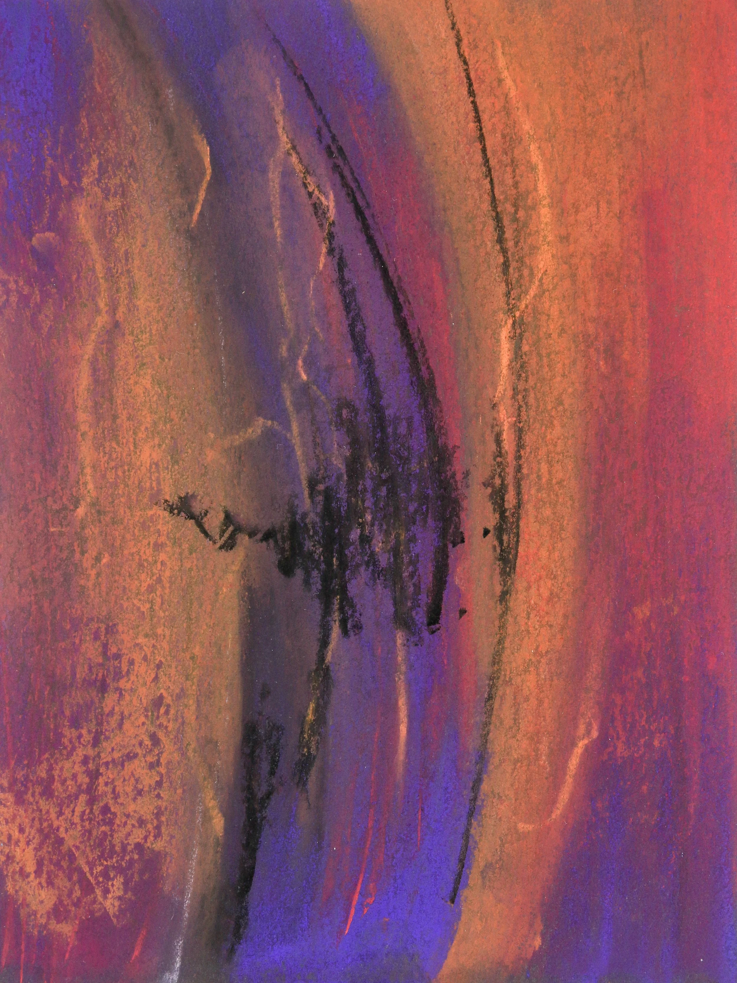 SIGNATURE, 2026 | Dry pastel on paper
| The identity of the source. Proof of life.