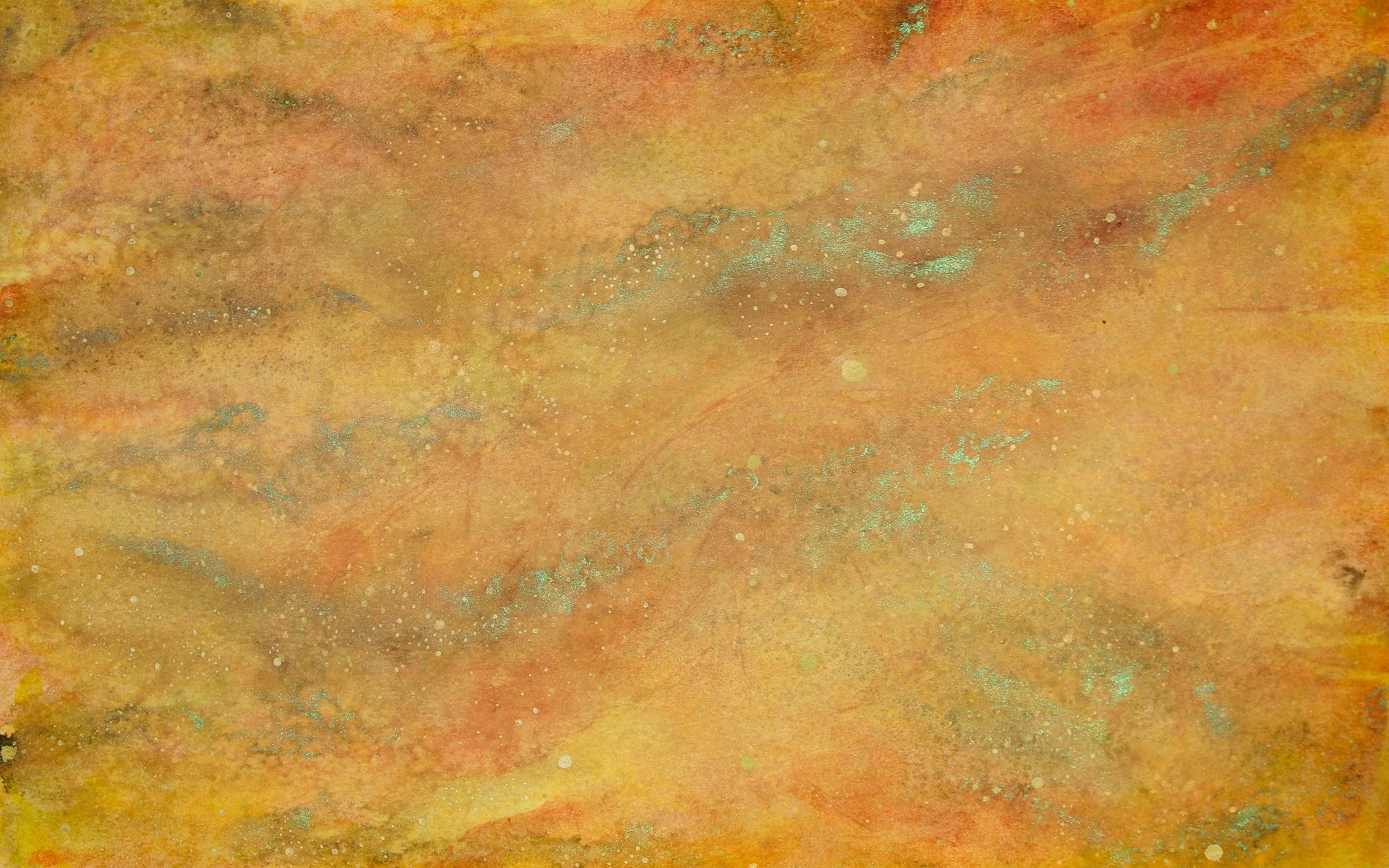 TITLE: Suncatcher YEAR: 2025 MEDIUM: Watercolor, acrylic, and ink on paper 