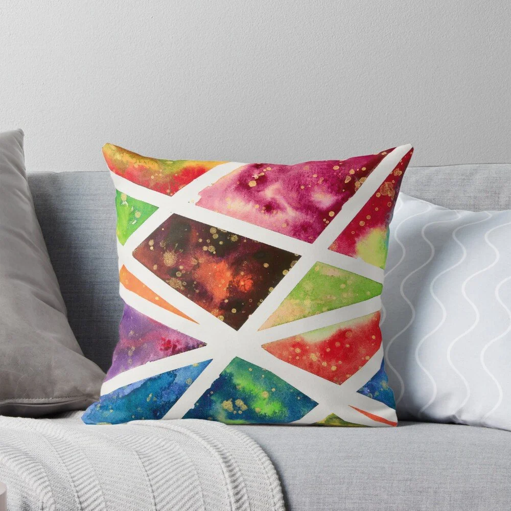 Cosmosis Throw Pillow | Click to purchase on Redbubble!