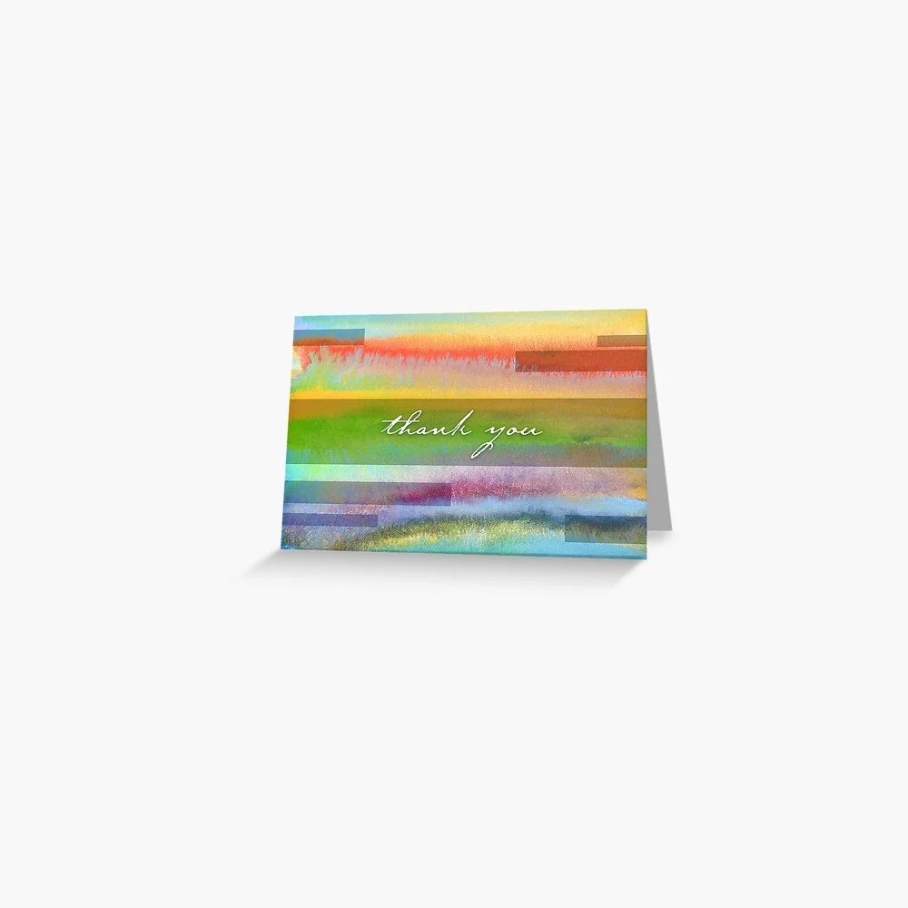 Thank You Greeting Card | Click to purchase on Redbubble!