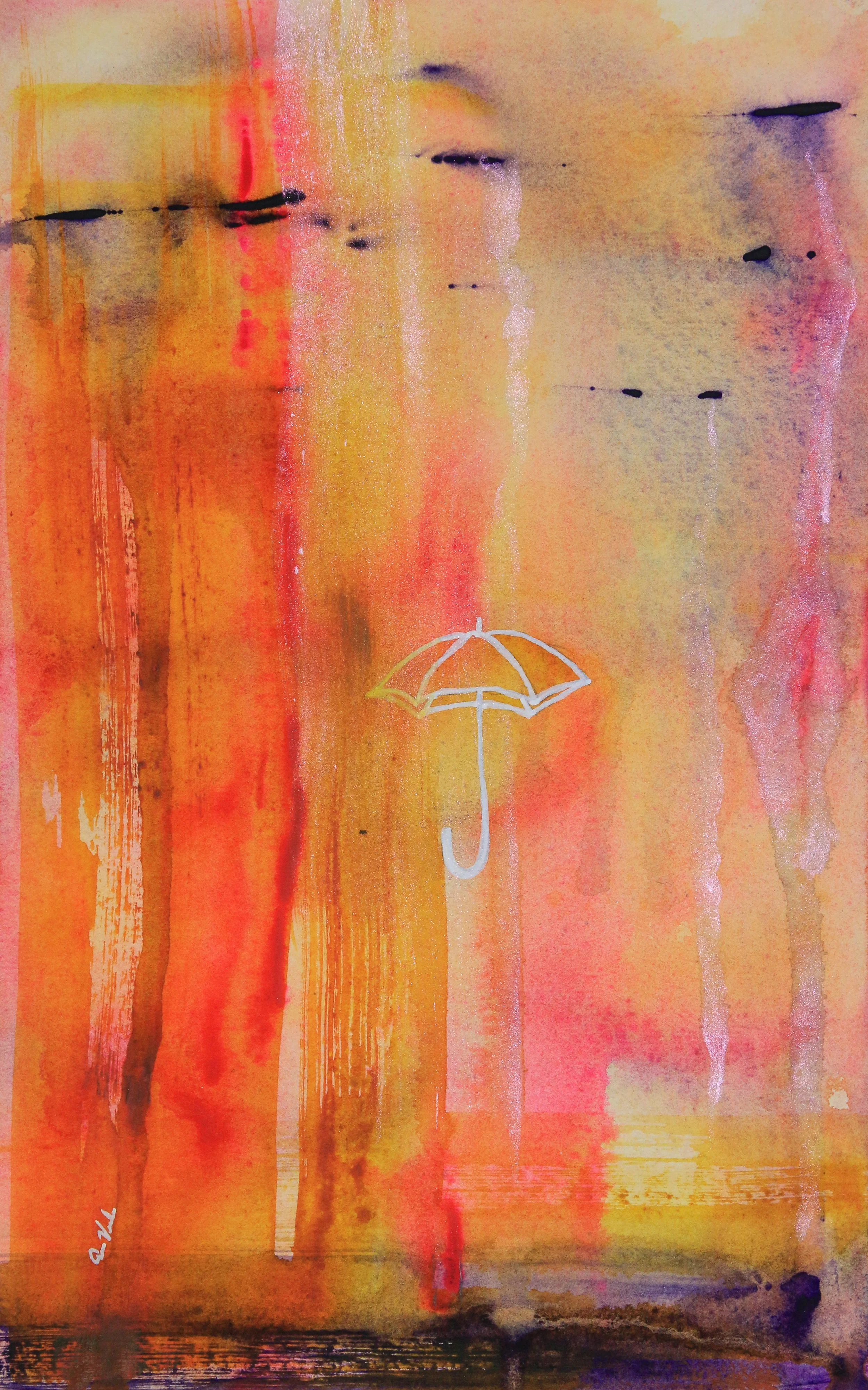 TITLE: Drench YEAR: 2026 MEDIUM: Watercolor and acrylic on paper