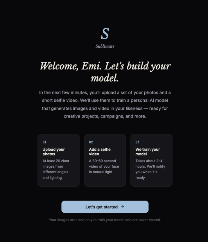 We Are A Creative-Led Company