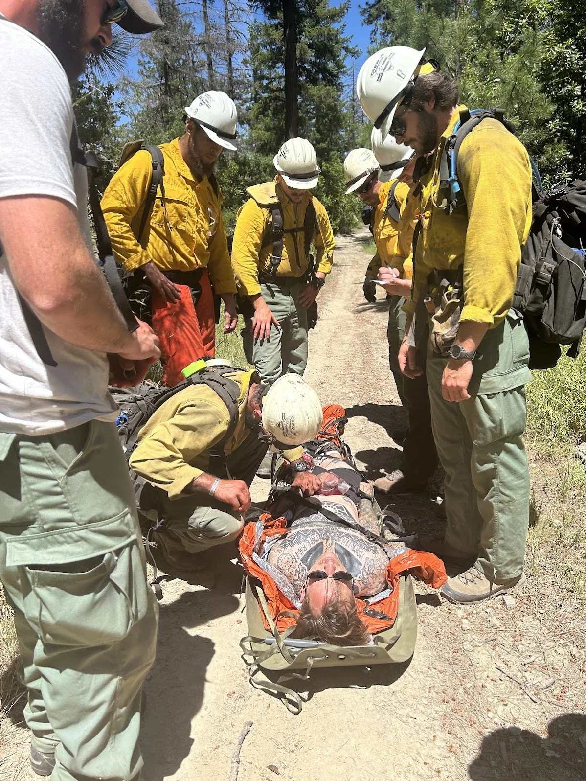 Prepping for CPR in the field