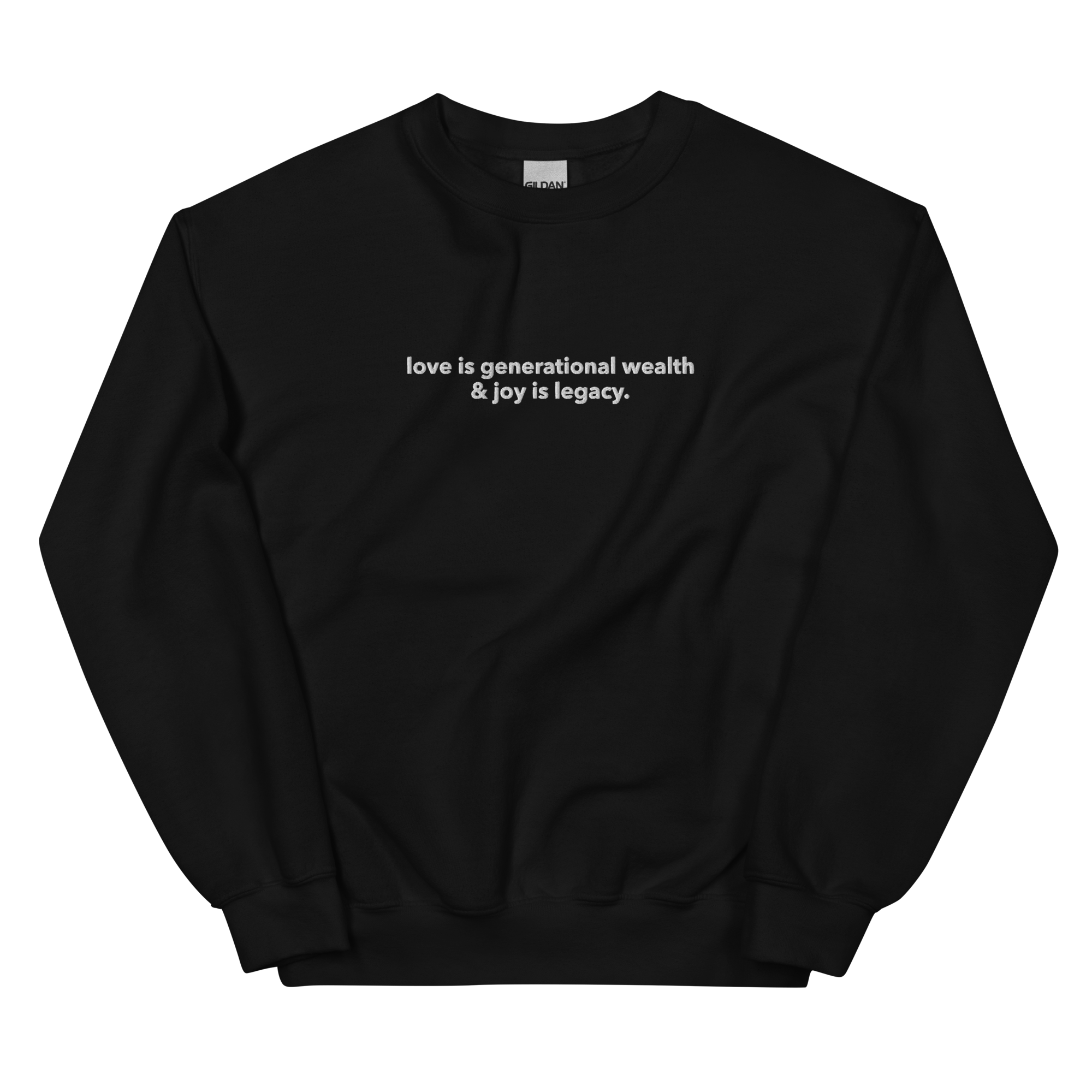 Generational Wealth Embroidered Sweater