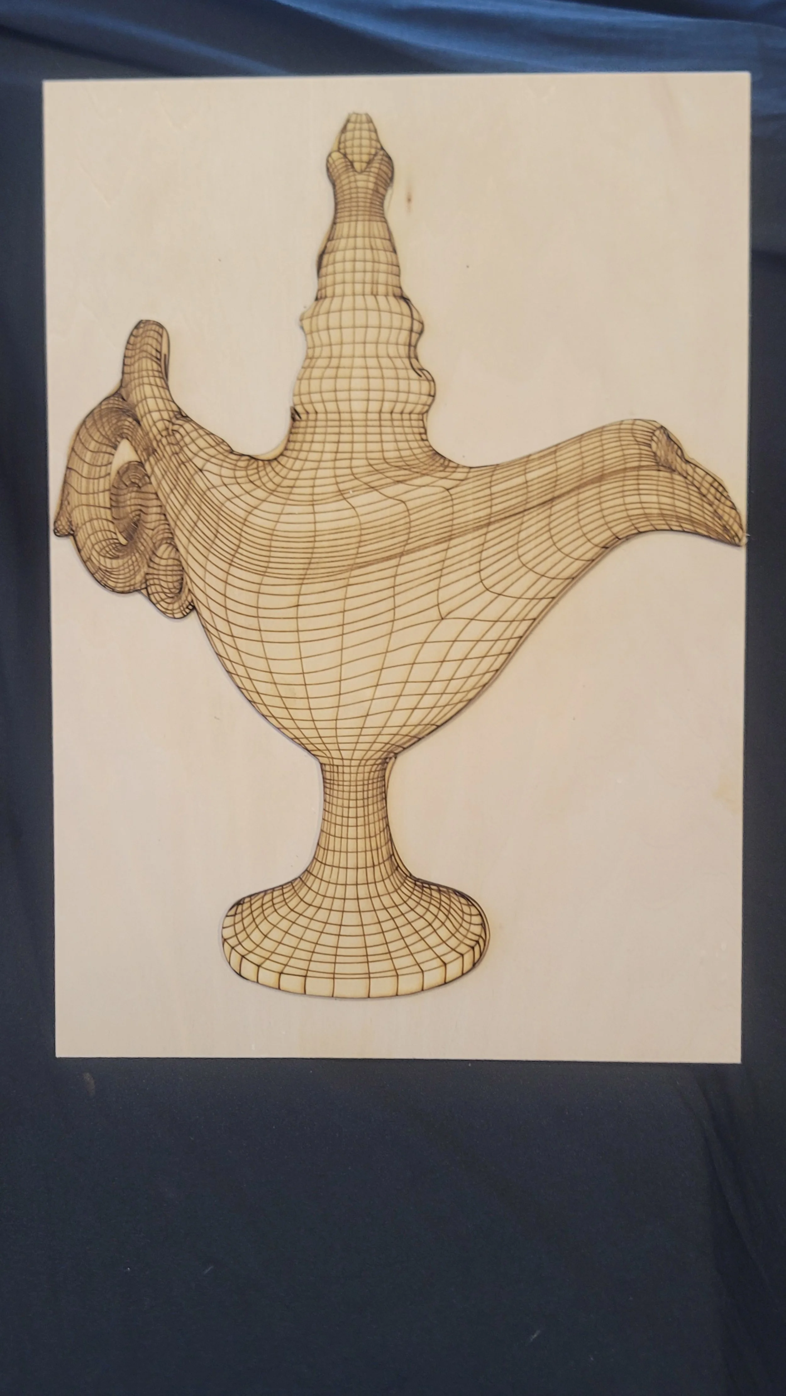 Genie Bottle Scored and 3D