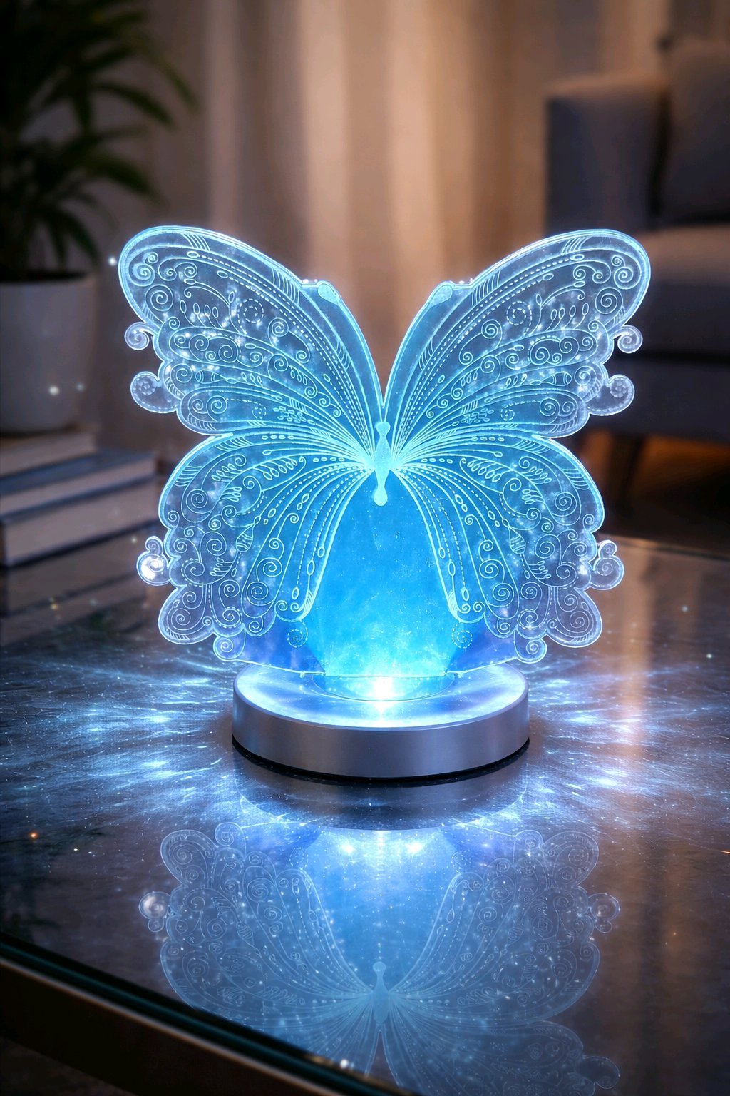 Acrylic Butterfly with Light