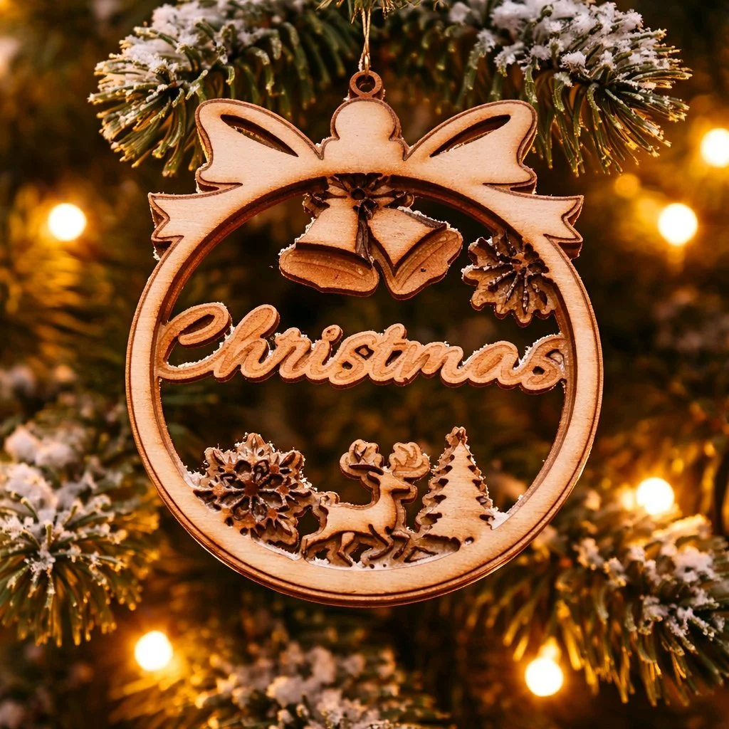 Wooden Christmas Ornament