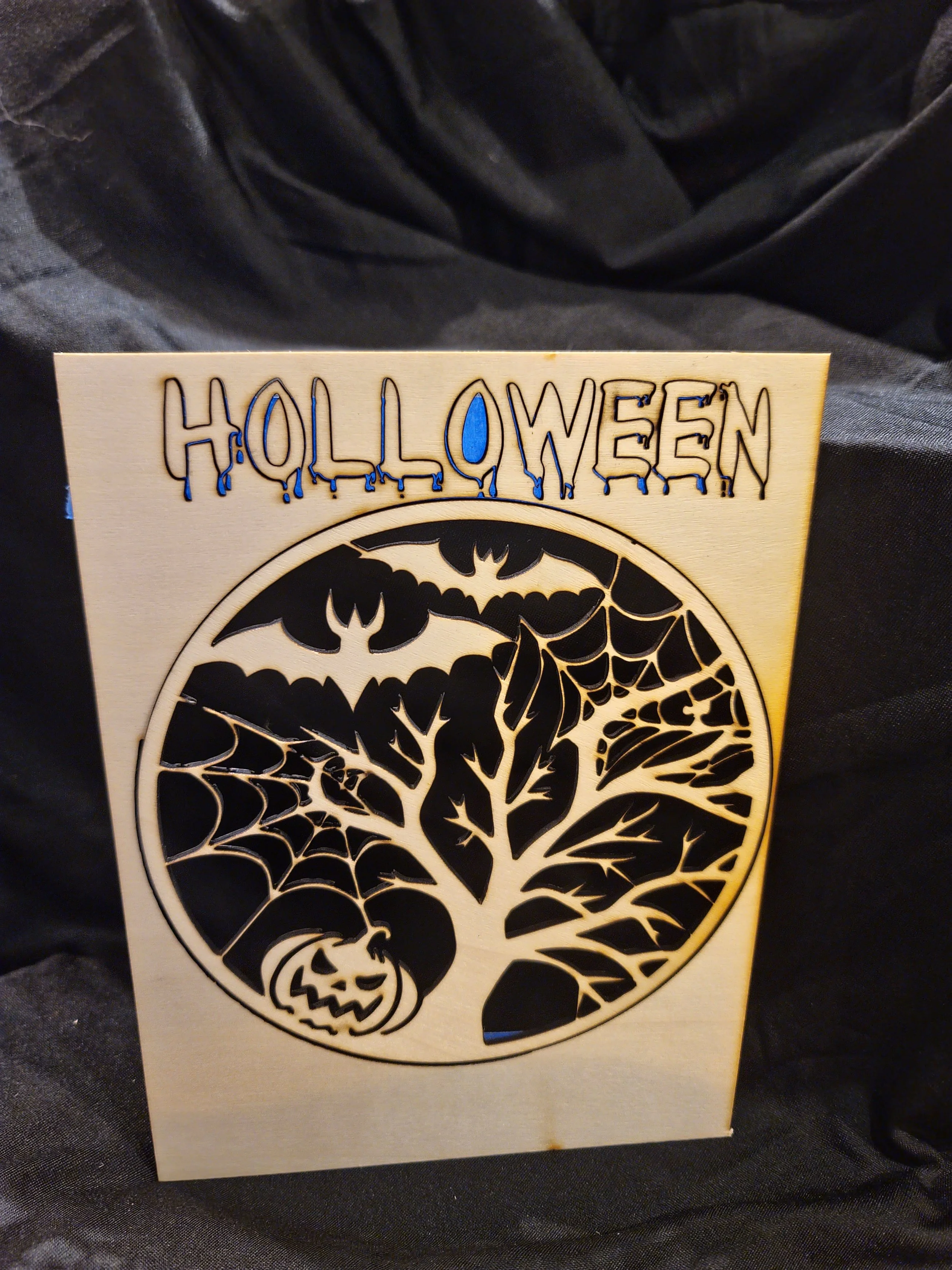 Holloween Sign Cutout